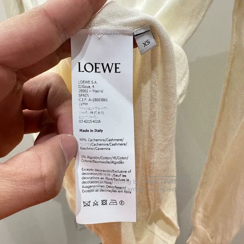 Loewe Logo Embroidered Cashmere Sweater