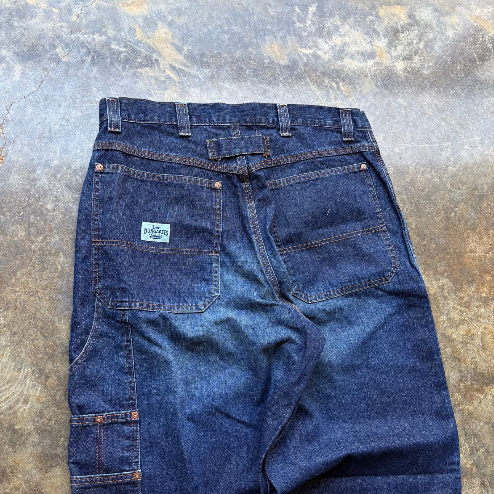 Lee Crazy Vintage Buddy Lee Cant Bust Em Cinch Back Jeans Size US 38 / EU 54 - 2 Thumbnail