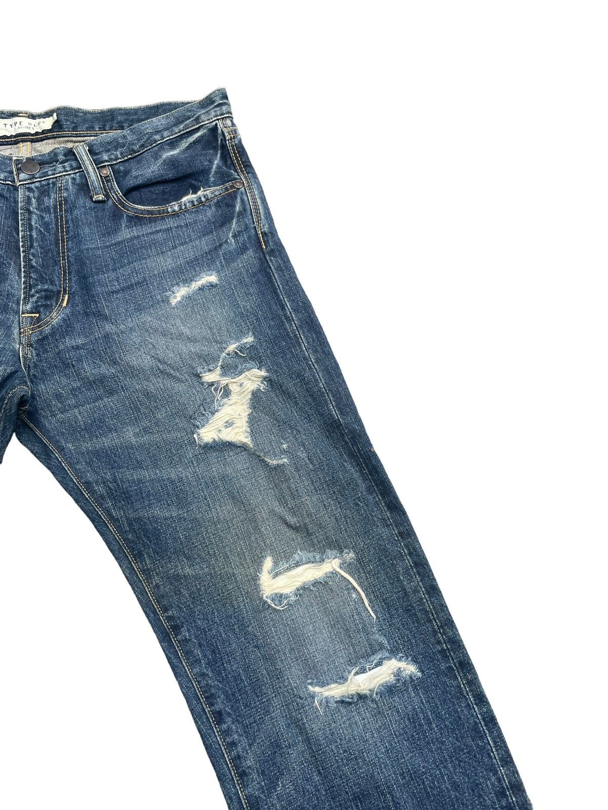 Avirex Avirex Type Blue Distresed Denim Size US 34 / EU 50 - 4 Thumbnail