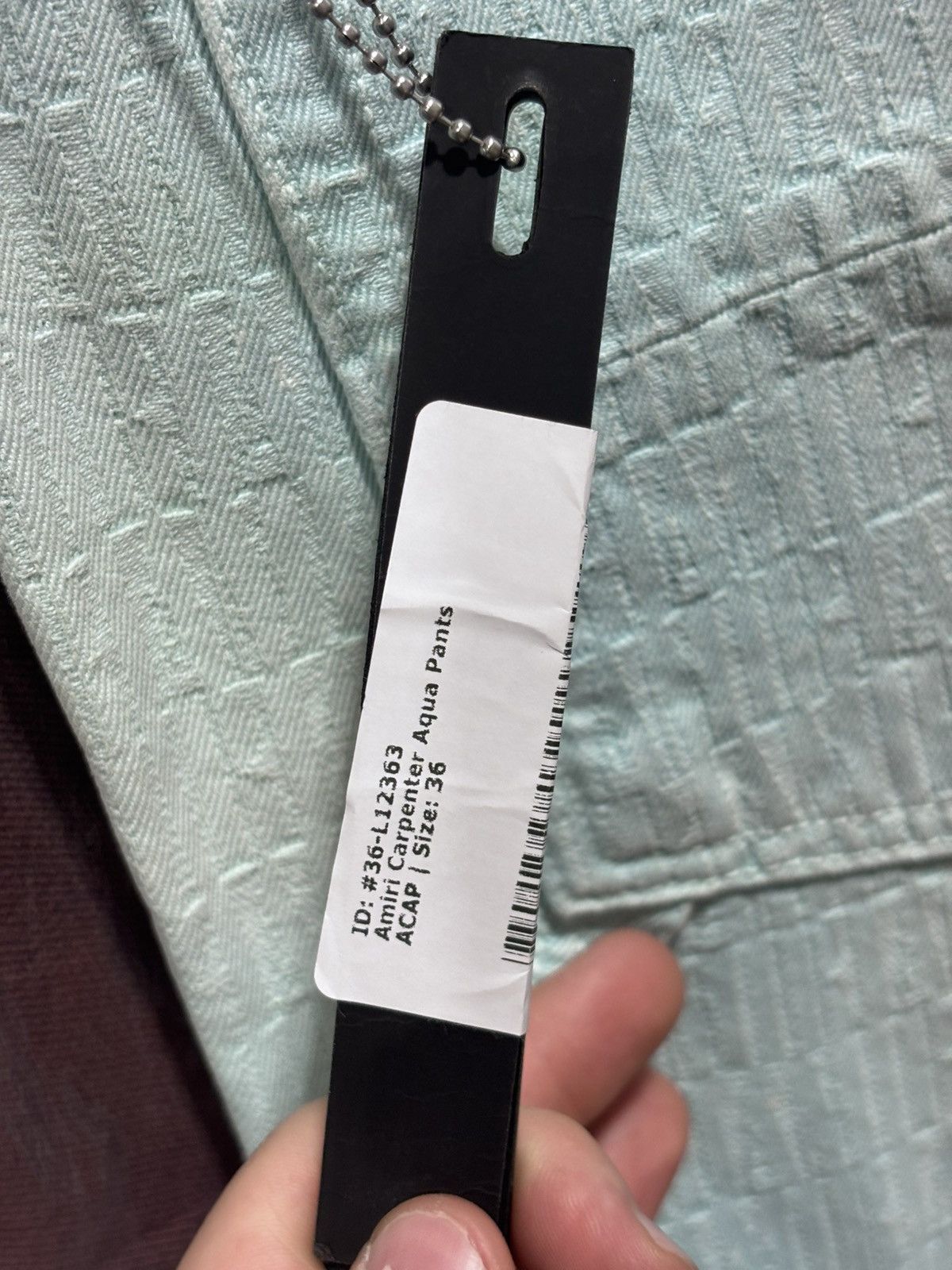 Amiri Amiri Carpenter Aqua Pants Size US 36 / EU 52 - 7 Thumbnail