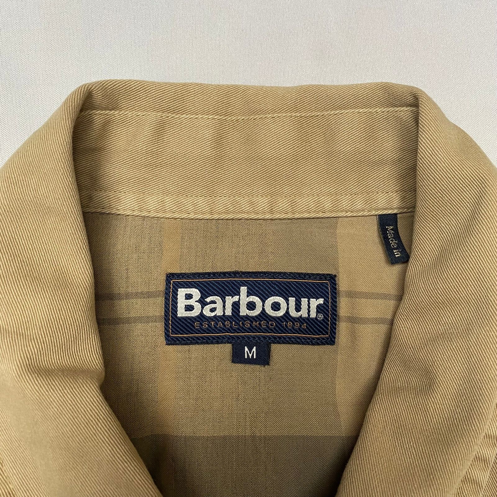 Barbour Barbour Dene Cotton Twill Overshirt Jacket Mens Medium Chore Size US M / EU 48-50 / 2 - 5 Thumbnail