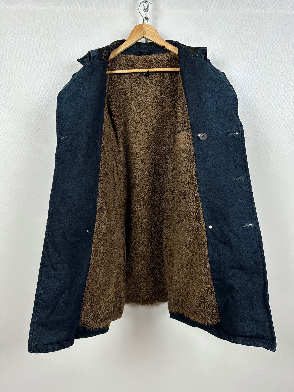 Diesel Vintage Diesel Denim Double Breasted Sherpa Coat Jacket Size US L / EU 52-54 / 3 - 4 Thumbnail