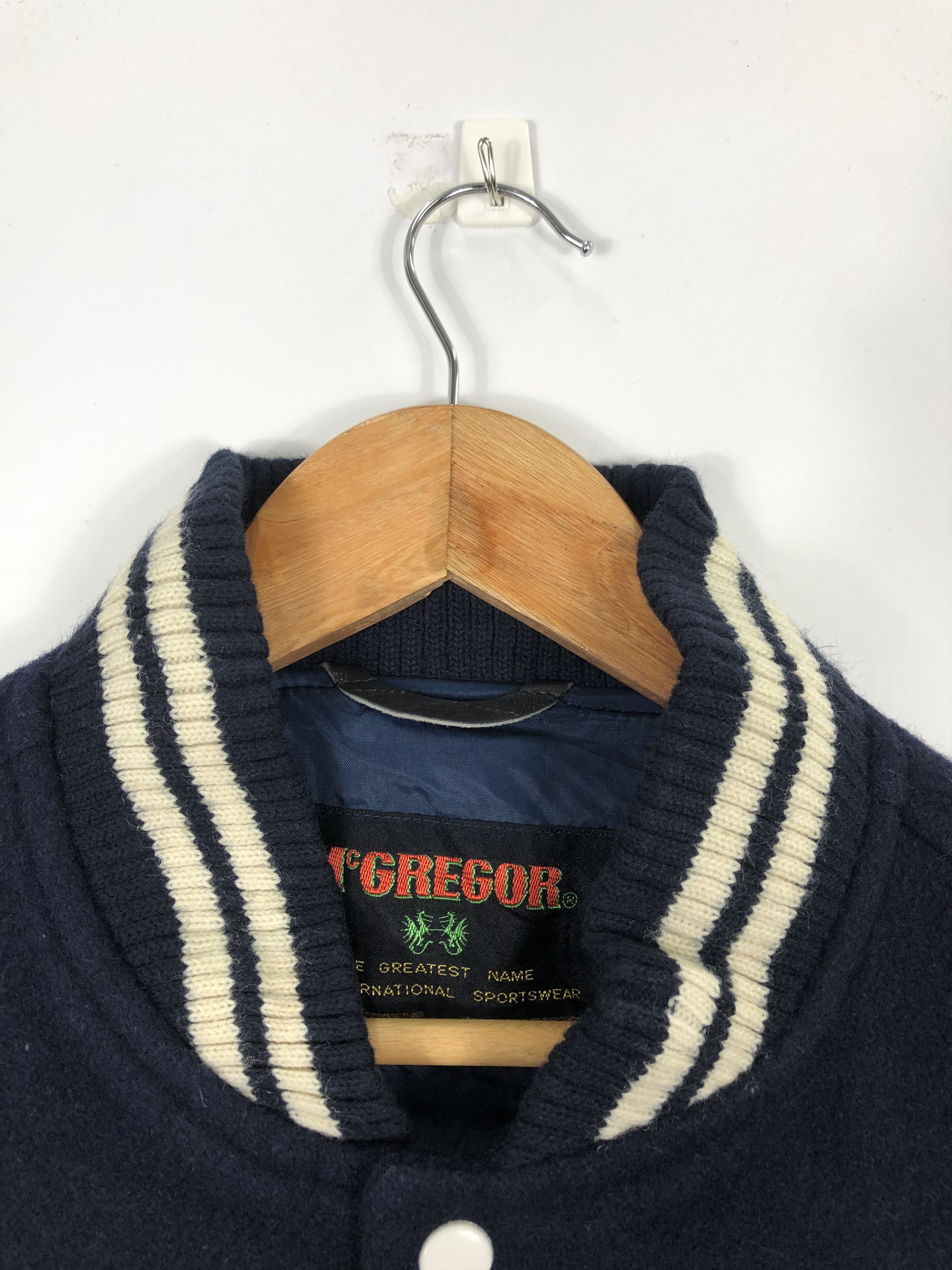 McGregor Vintage Mcgregor Varsity Jacket Blue V0174 Size US M / EU 48-50 / 2 - 6 Thumbnail