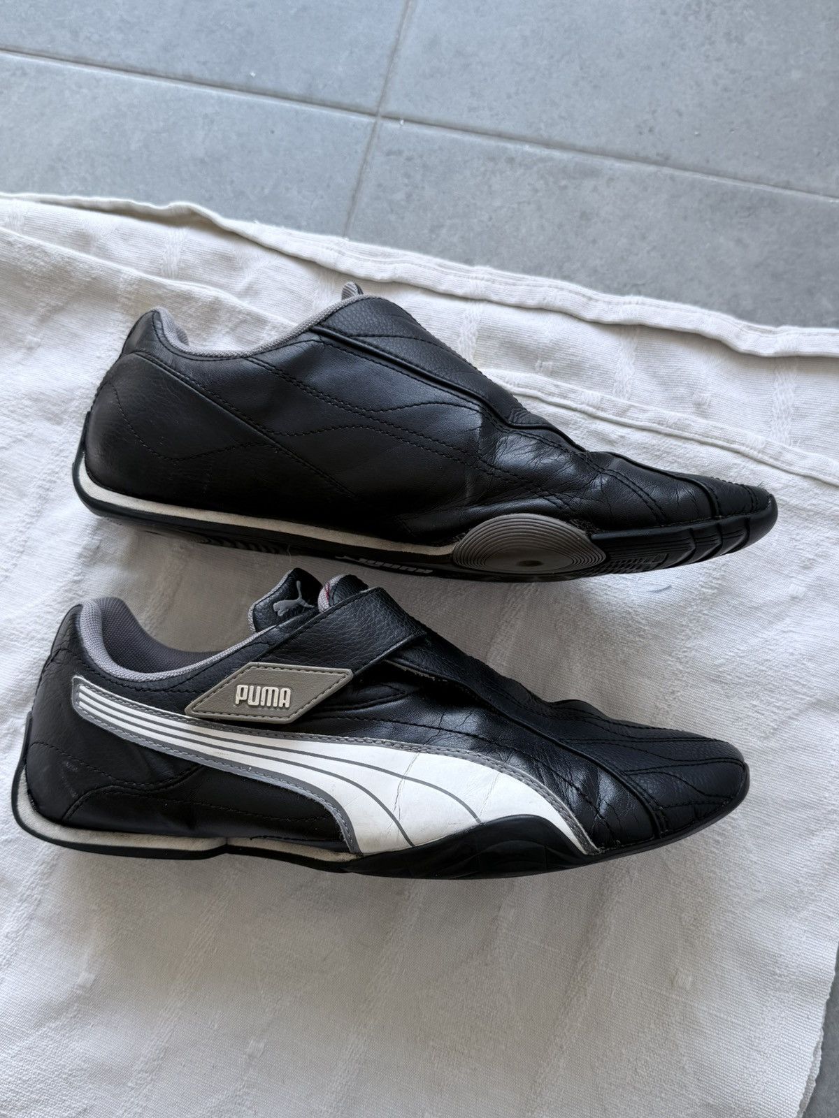 Puma Vintage 00s Puma Leather Sneakers Size US 9 / EU 42 - 4 Thumbnail