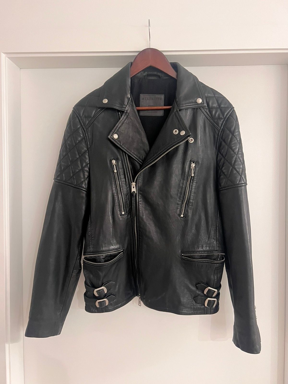 Allsaints Allsaints Yuku Biker Leather Jacket Men’s Small | Grailed