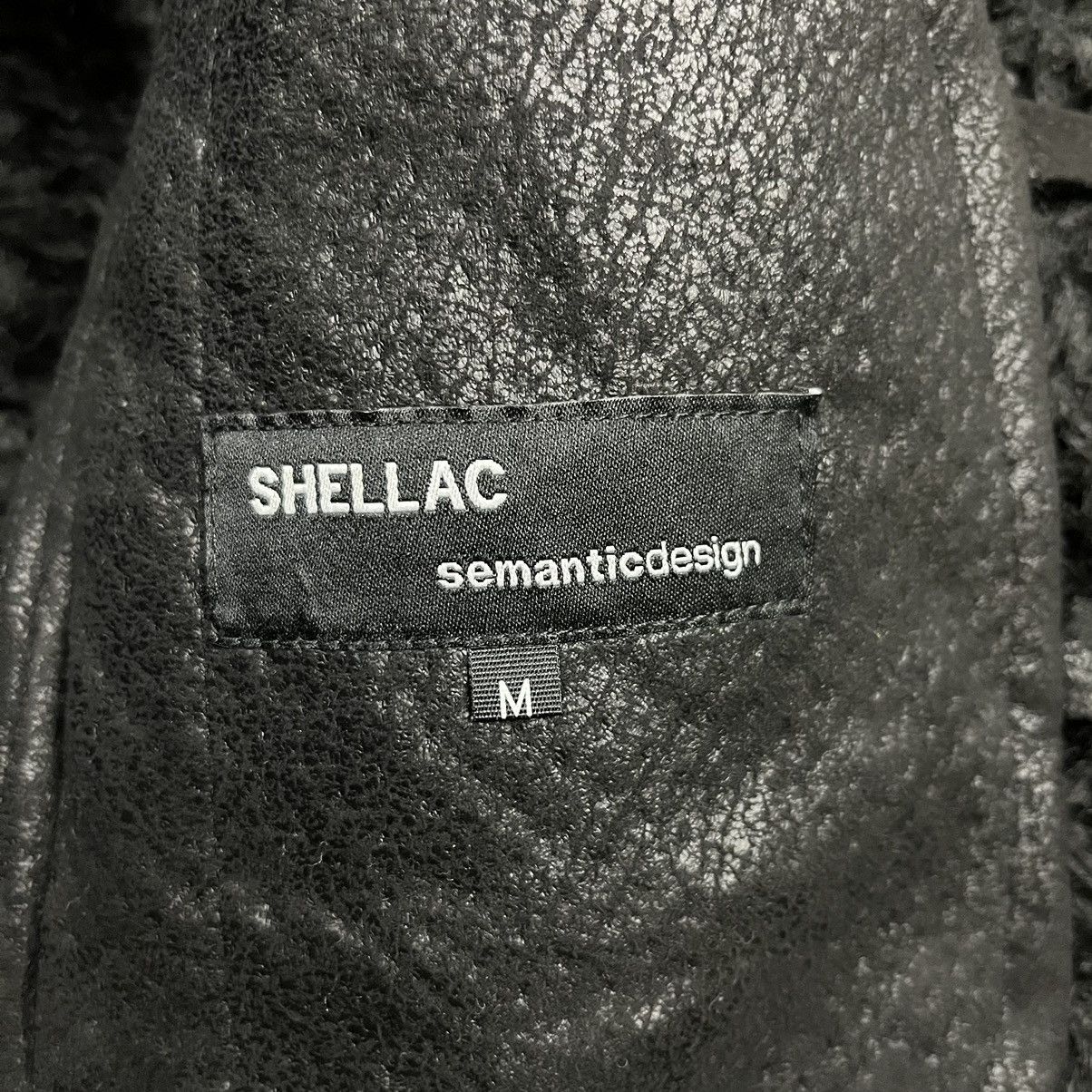semanticdesign Rare Shellac x Semantic design trim fur bikers jacket Size US M / EU 48-50 / 2 - 10 Thumbnail