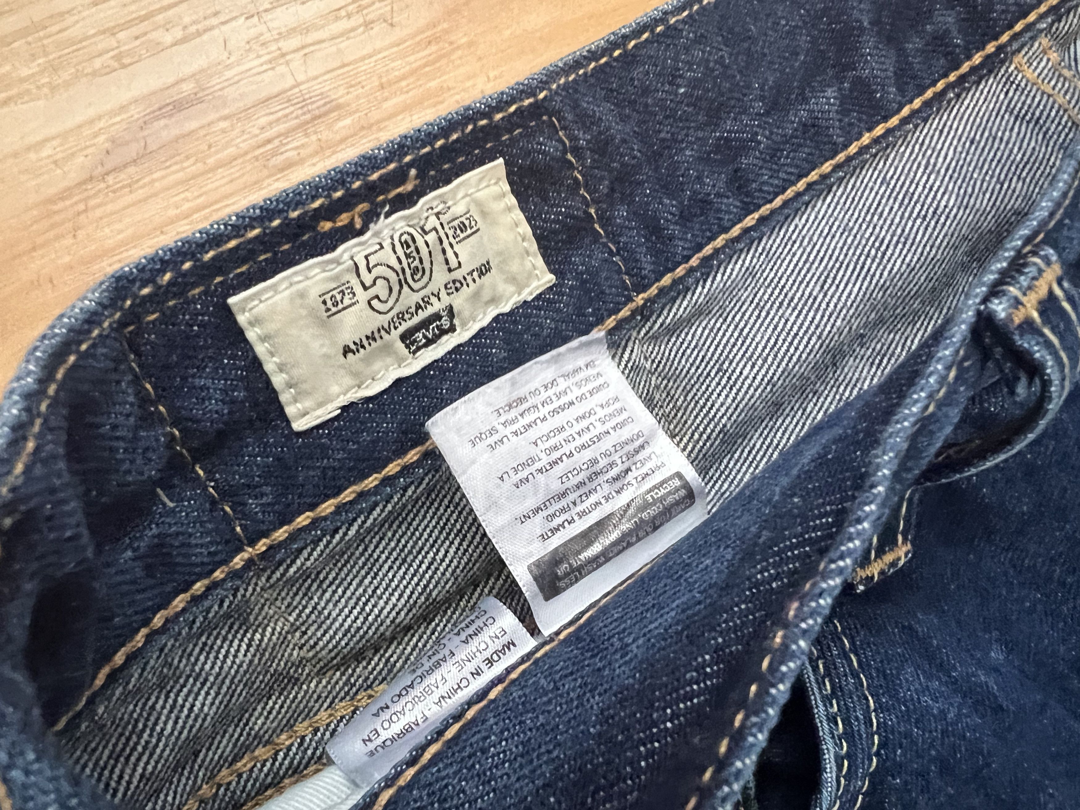 Levi's Levi's 501 150th Anniversary Selvedge Jeans 34 Birthday Size US 34 / EU 50 - 3 Thumbnail
