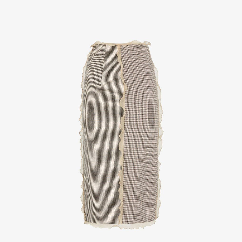 Fendi o1loc1c0824 Skirt in Beige Size 27" / US 4 / IT 40 - 1 Thumbnail