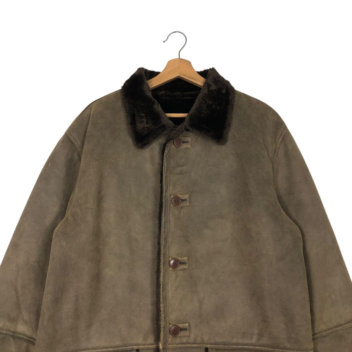Japanese Brand 🔥VINTAGE GENUINE LEATHER JACKET MEN’S CLUB ISSEY MIYAKE Size US L / EU 52-54 / 3 - 5 Thumbnail