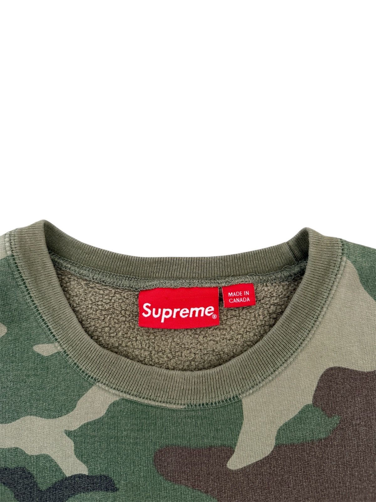 Supreme FW15 Woodland Camo Box Logo Crewneck