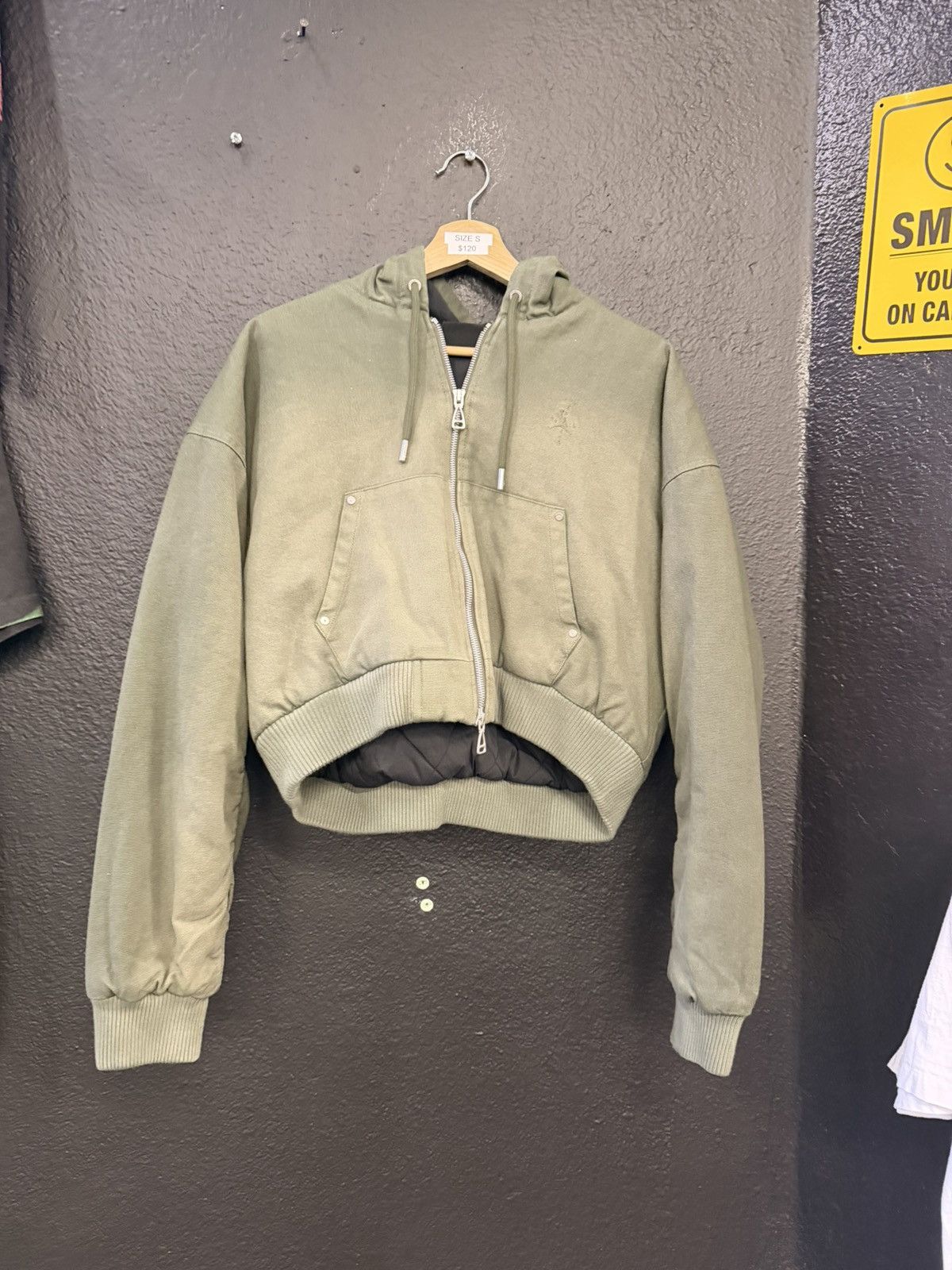 Jordan Brand Jordan Cropped Bomber Jacket Size S / US 4 / IT 40 - 1 Thumbnail