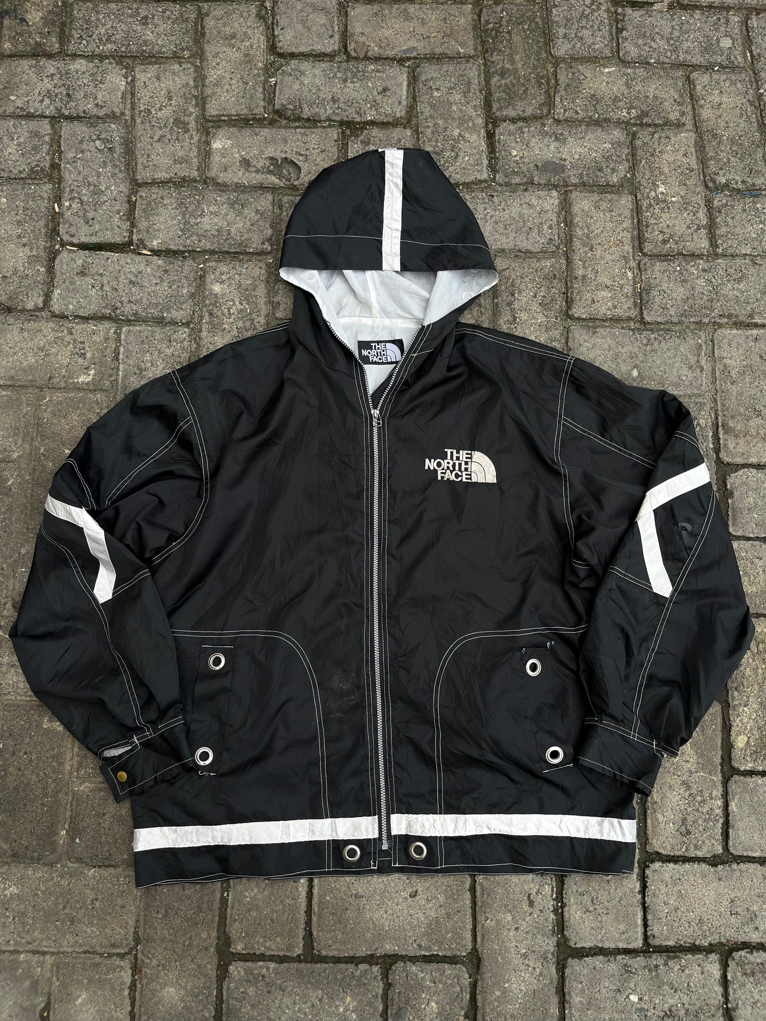 The North Face × Vintage Vintage The North Face Big Logo Nylon Jacket Size US XL / EU 56 / 4 - 2 Thumbnail