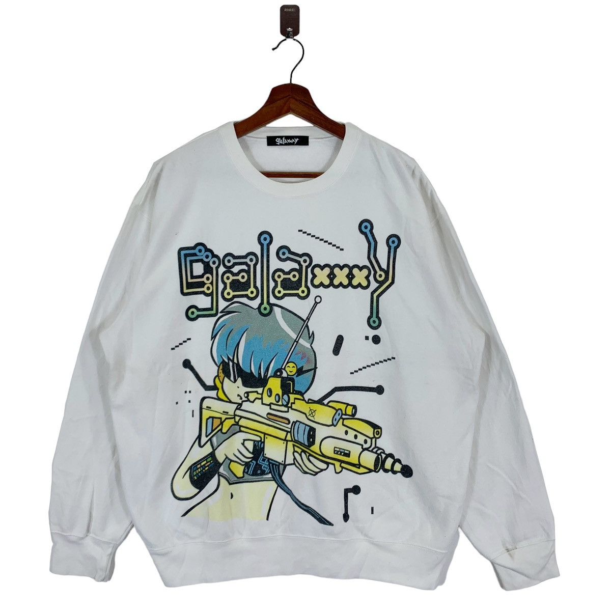 Anime 🔥🔥VINTAGE GALAXY ANIME MANGA JAPANESE MOVIE CREWNECK Size US L / EU 52-54 / 3 - 1 Thumbnail