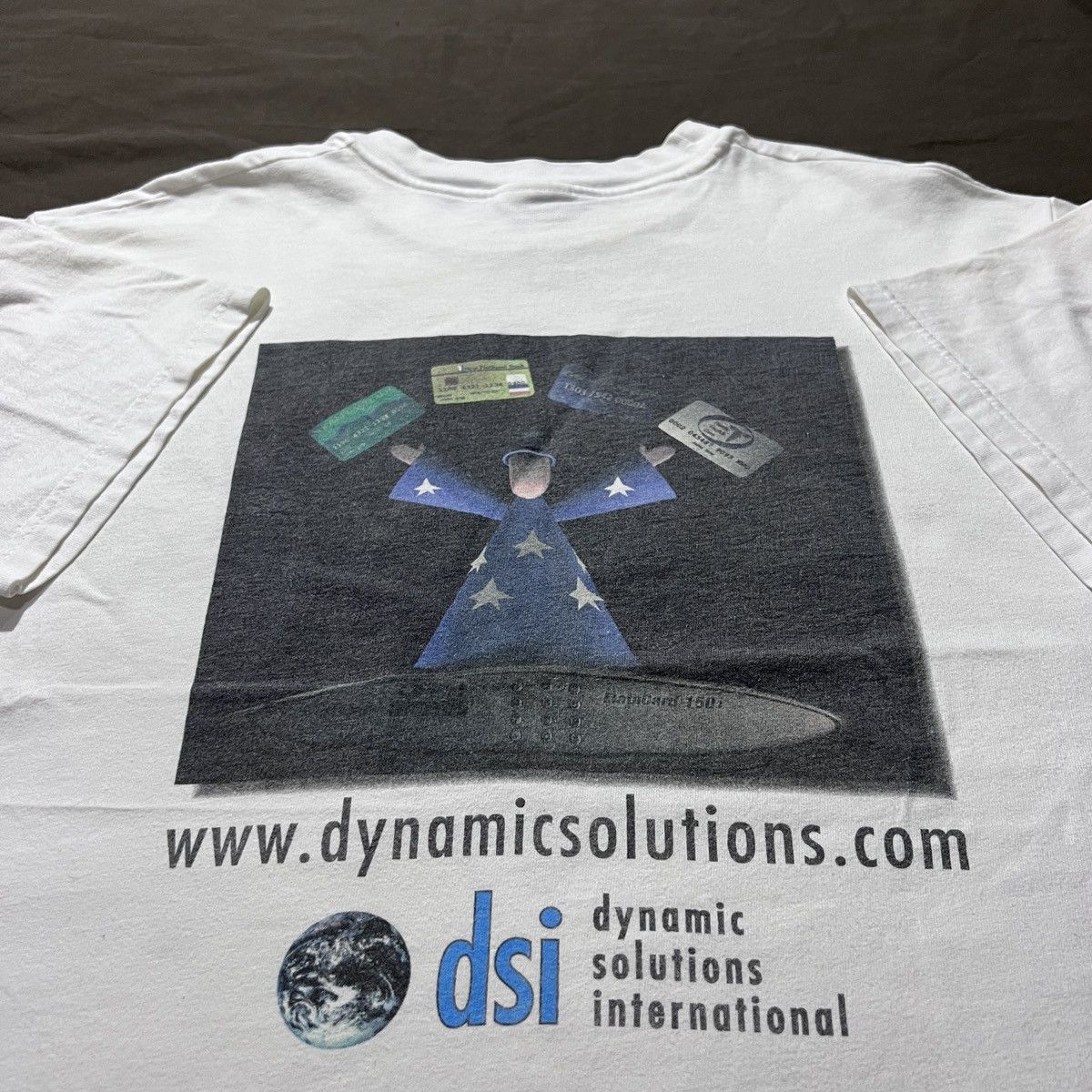 Microsoft Vintage 90s CARDWIZARD SOFTWARE Promo Tee Computer Size US L / EU 52-54 / 3 - 4 Thumbnail