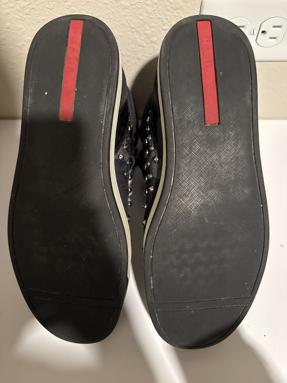 Prada Prada studded sneakers Size US 9.5 / EU 42-43 - 7 Thumbnail