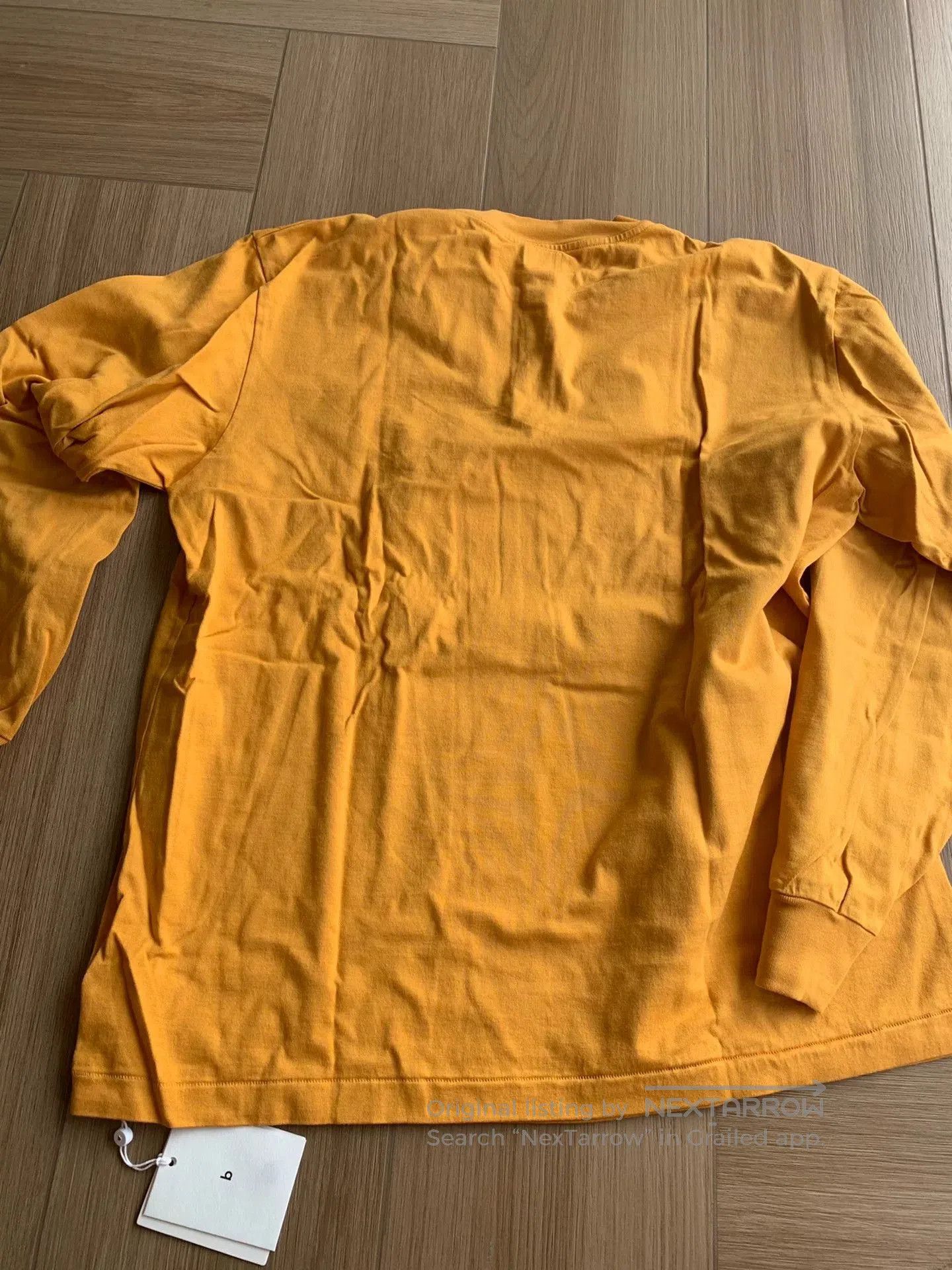 Japanese Brand BLURHMS Extra Soft Henley-Neck Long Sleeve Tee. Size US L / EU 52-54 / 3 - 7 Thumbnail