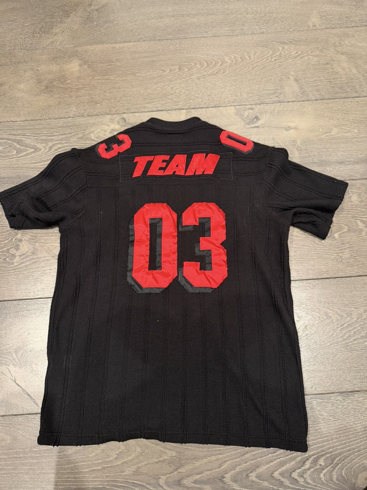 Supreme Supreme cable knit black and red jersey Size US M / EU 48-50 / 2 - 2 Thumbnail
