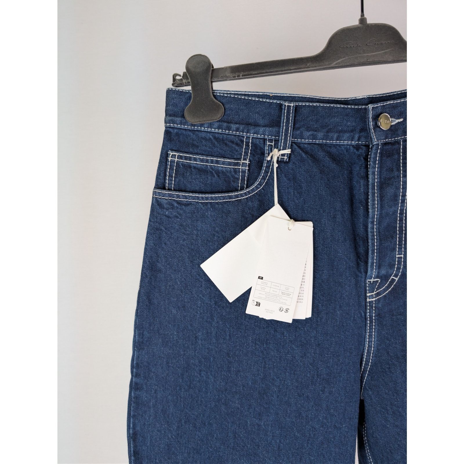 Gucci o1rshd1 Denim Shorts in Blue Size US 34 / EU 50 - 4 Thumbnail