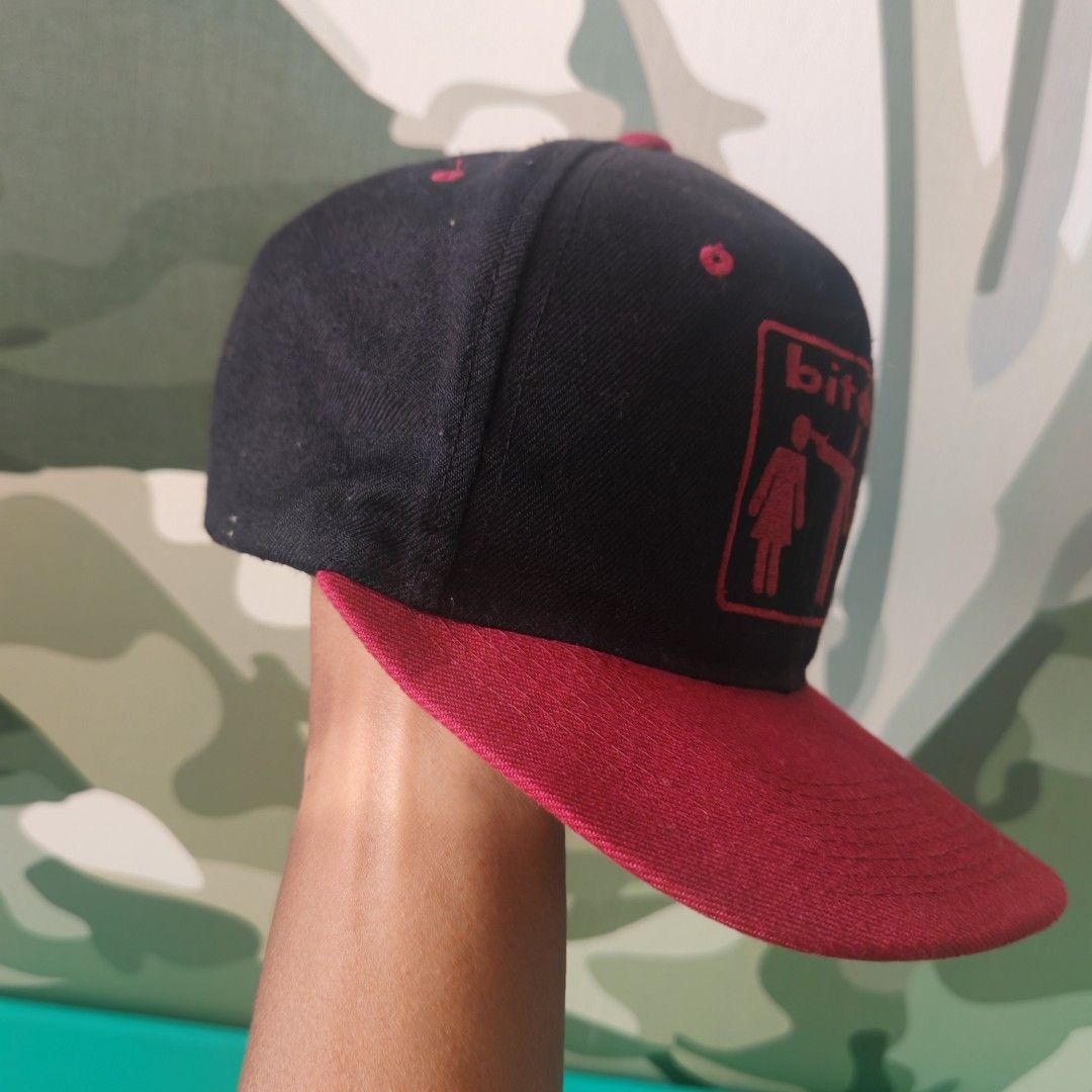 Girl Skateboards Vintage 90s Bitch Skateboards Snapback Cap USA