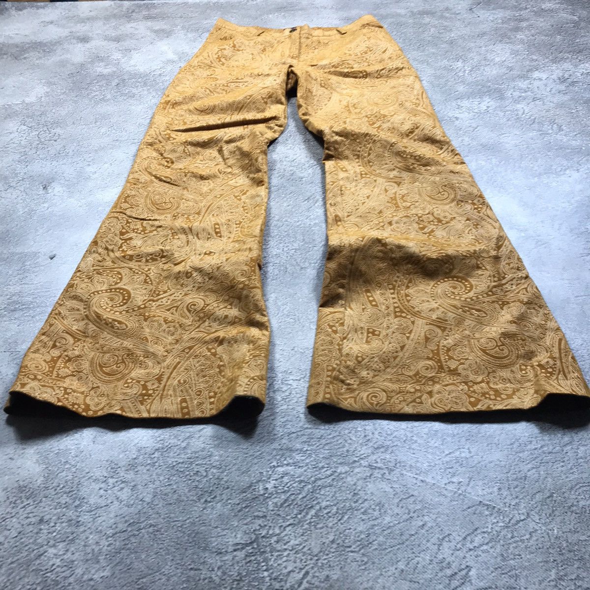 Vintage Vintage 90s Baggy Flared Cargo Pants Japan Workwear Indie 29 Size 29" - 1 Thumbnail