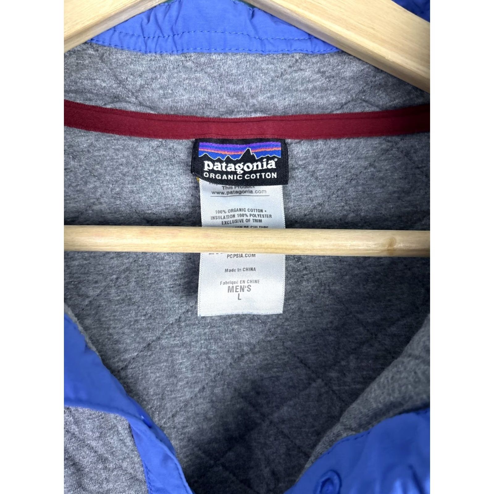 Patagonia Patagonia Pullover Jacket Mens Large Gray Quilted Snap-T Cotton Fleece Size US L / EU 52-54 / 3 - 3 Thumbnail