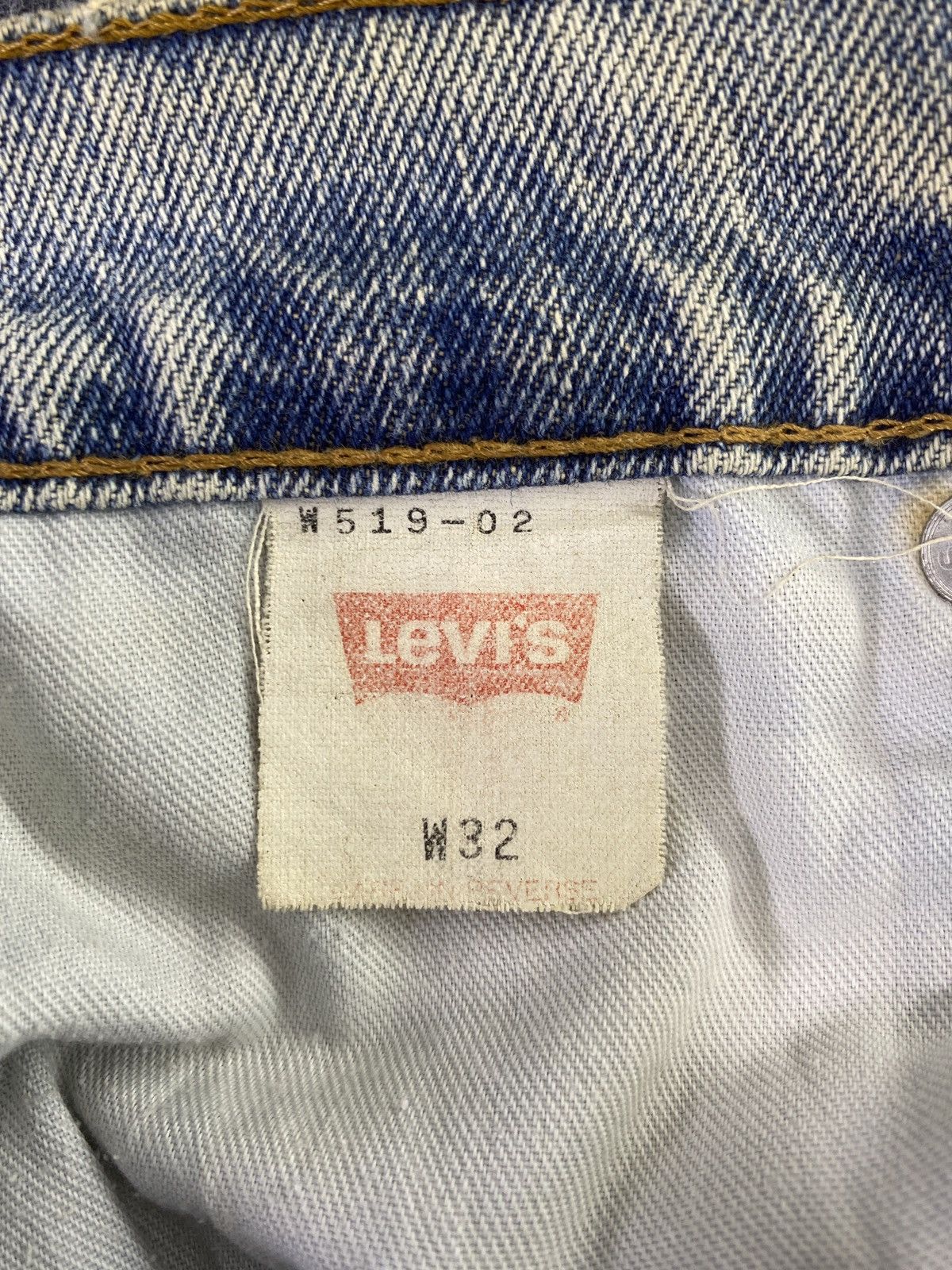 Jean × Levi's × Vintage VINTAGE LEVIS 519 DISTRESS BLUE WASH JEANS - J911 Size US 29 - 7 Thumbnail