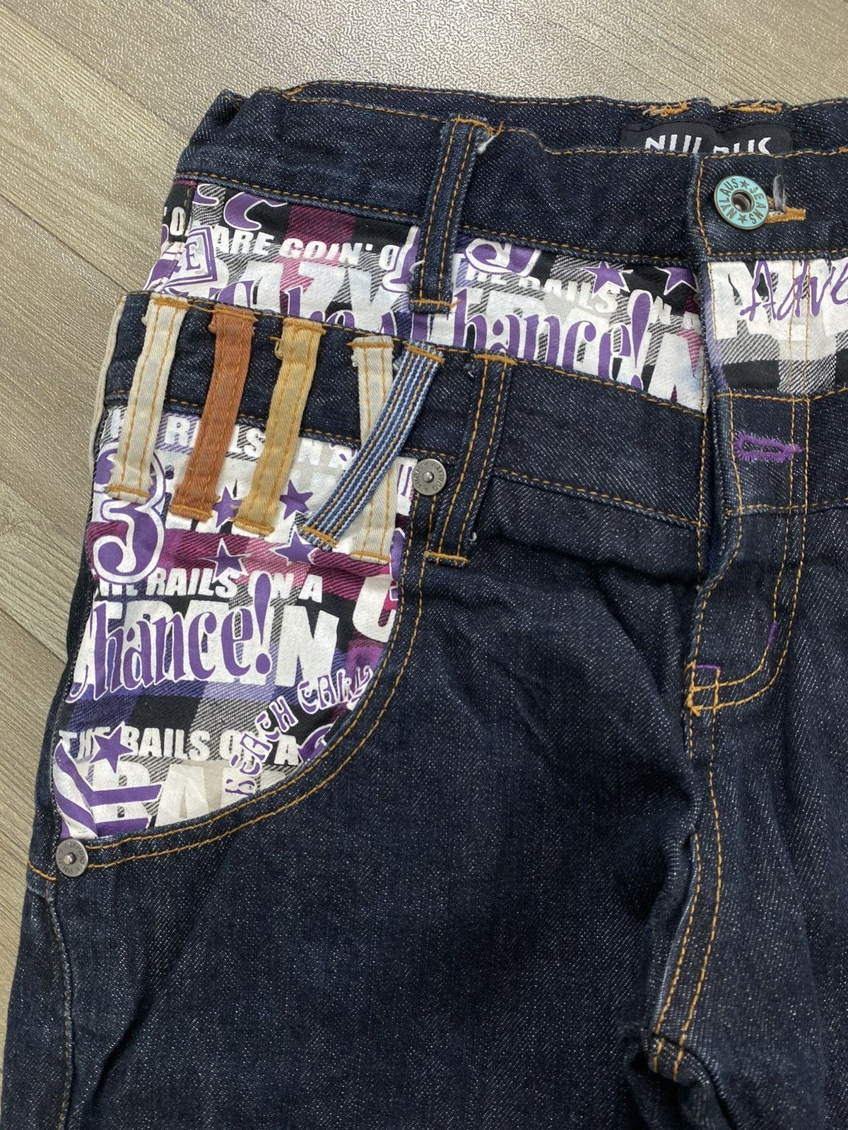 If Six Was Nine 2000s Nylaus Double Waist Multipocket Punk Lgb Style Jeans Size US 28 / EU 44 - 11 Thumbnail