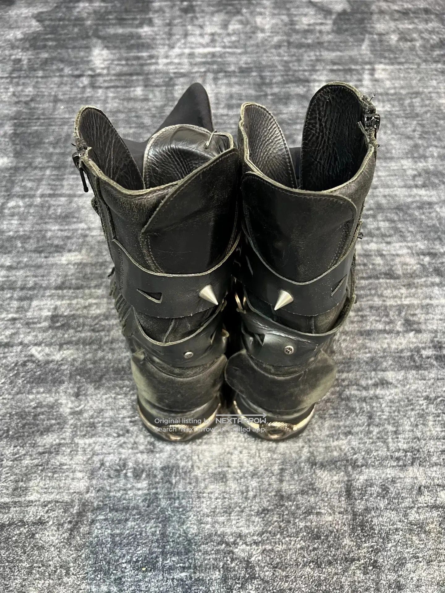 Rock Motorock Platform Boots in Black, Men's (Size 9) — image 4 of 6