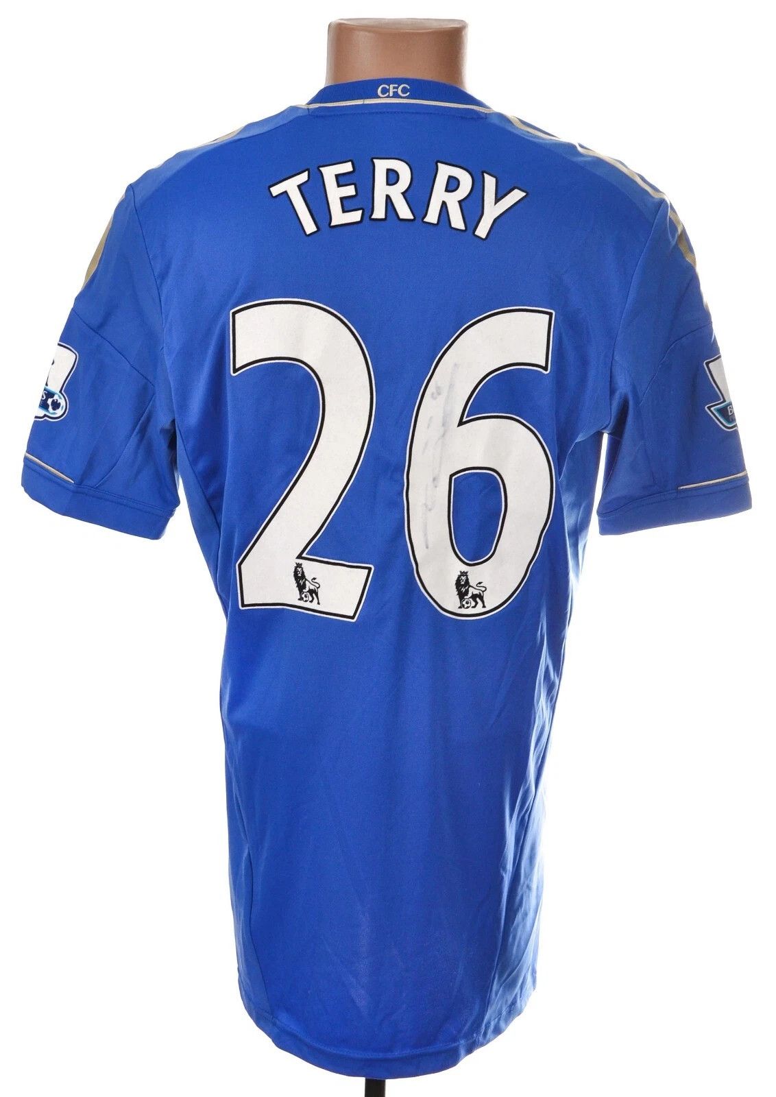 Adidas CHELSEA 2012 2013 MATCH WORN ISSUE SIGNED #26 TERRY Size US XL / EU 56 / 4 - 1 Thumbnail