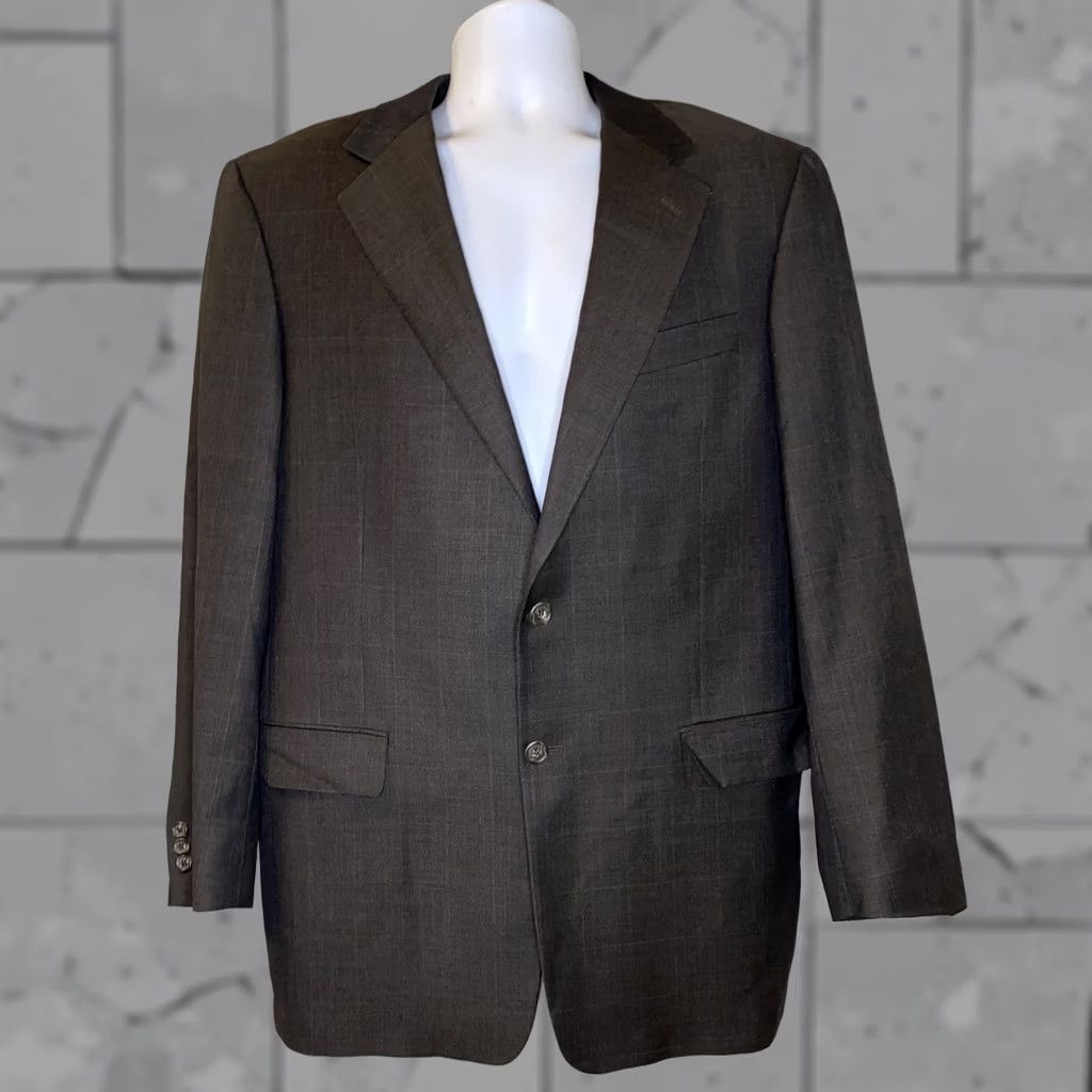 Vintage Hickey Freeman Sport Coat Brown Wool 2 Button 42L Mens Regular Size Coat Size US XS / EU 42 / 0 - 1 Thumbnail
