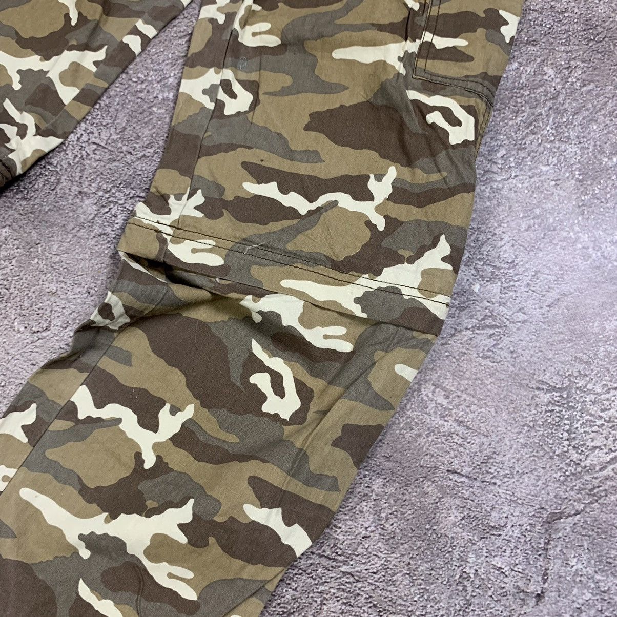 Vintage Vintage 90s Baggy Camo Cargo Pants Parachute Streetwear 28 Size 28" / US 6 / IT 42 - 4 Thumbnail