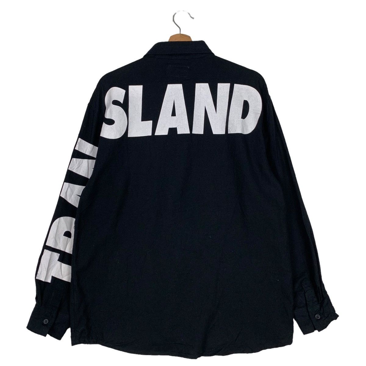 Vintage TRANS LAND URBANGARMENT BIG LOGO BUTTON UP SHIRT #0203-C10 Size US L / EU 52-54 / 3 - 1 Thumbnail
