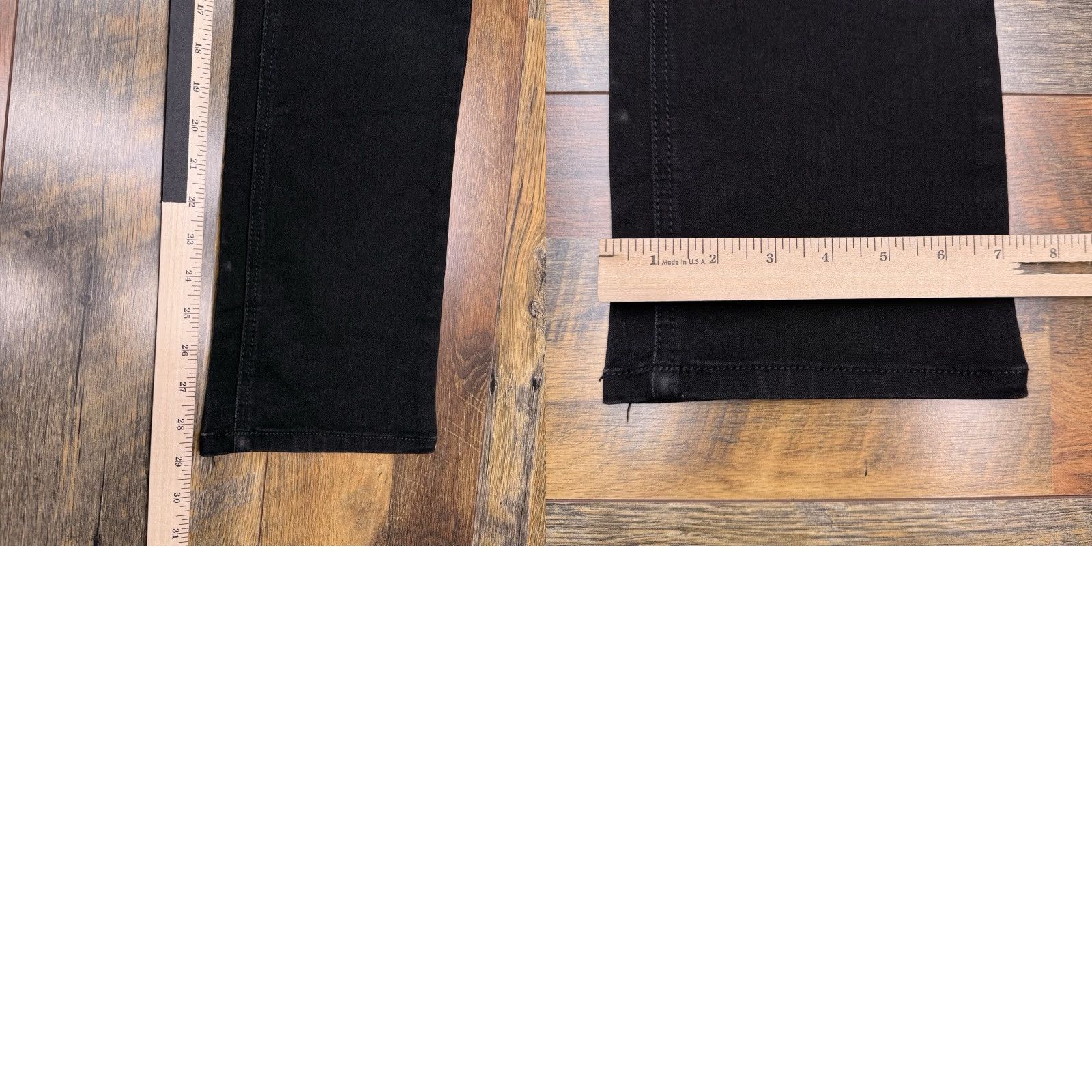 Jones New York Jones New York Jeans Womens 6 Short Black Mid Rise Stretch Straight Jeans Womens 6 Short Black Stretch Straight Den​im Pants Size 28" / US 6 / IT 42 - 9 Thumbnail
