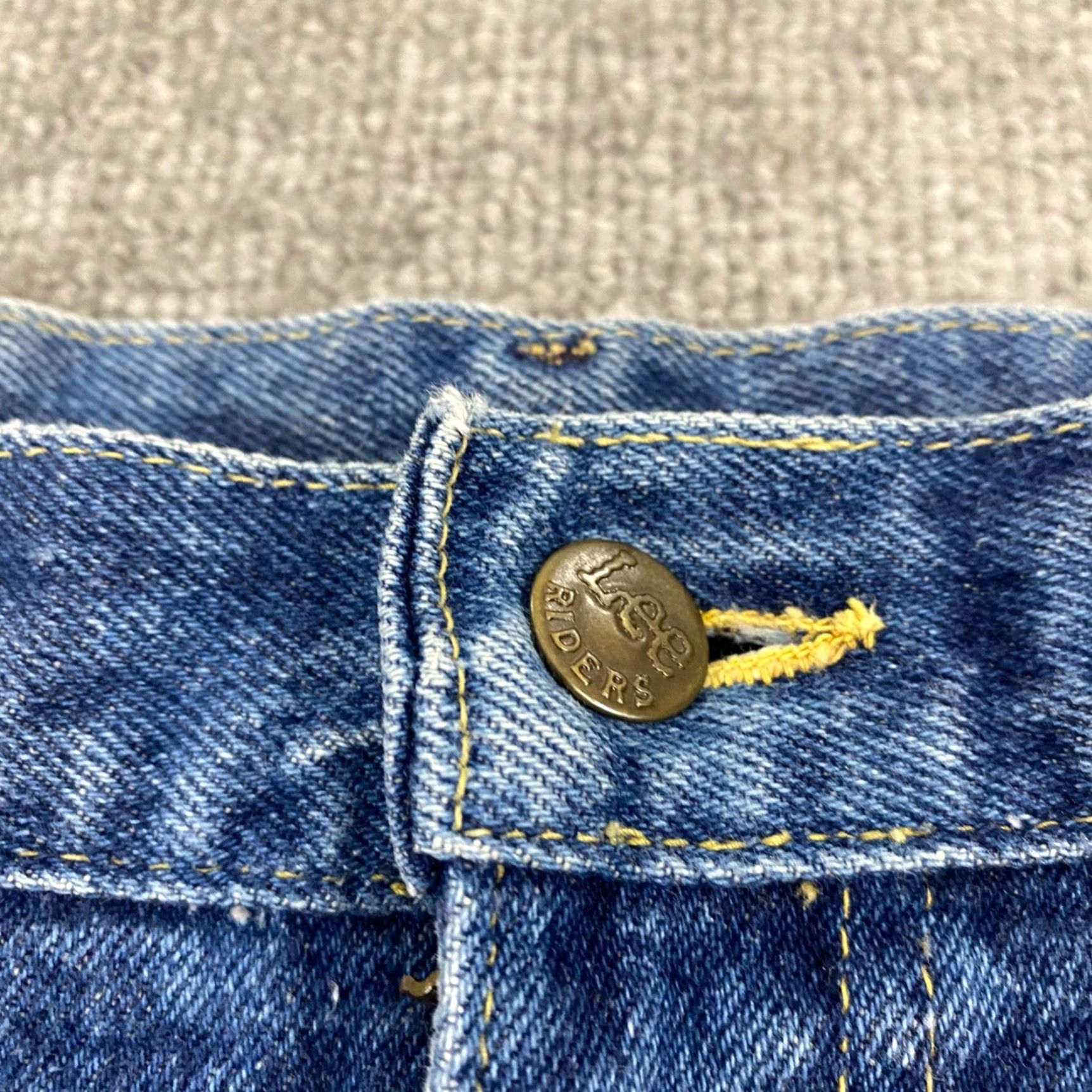 Lee VINTAGE Lee Rider Jeans Women’s Denim Pants 14 High Rise Bootcut Distressed 90s USA Size 36" / US 14 / IT 50 - 4 Thumbnail