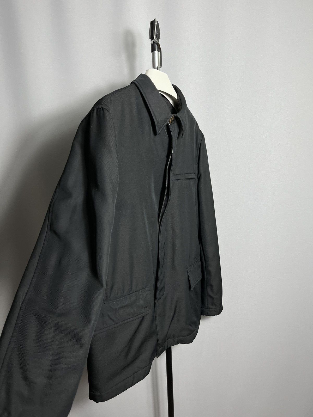 Bally bally mens jacket pe-papua black wool leather coat y2k Size US L / EU 52-54 / 3 - 6 Thumbnail