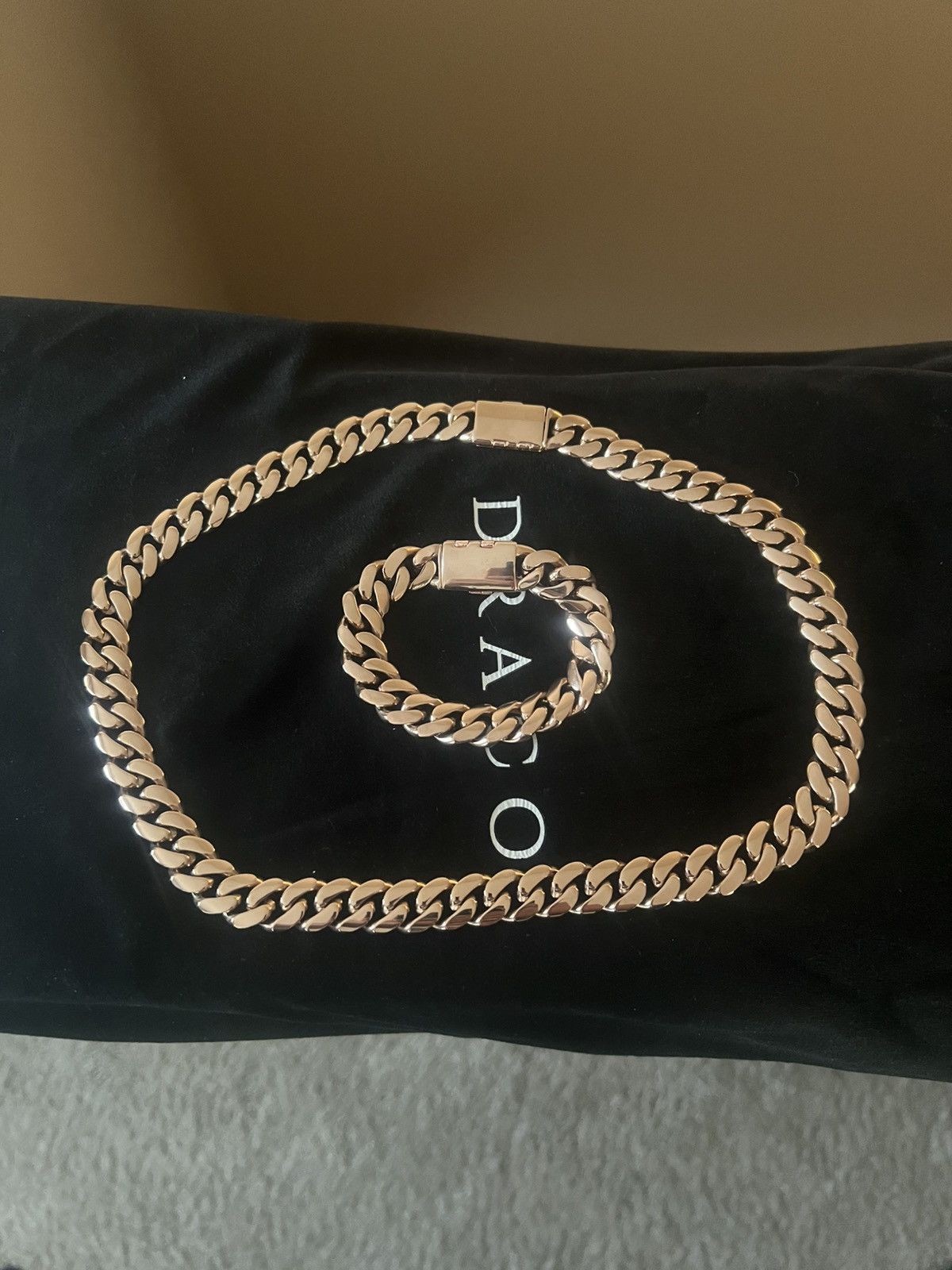 Other Rose gold miami cuban set Size 26 - 2 Thumbnail