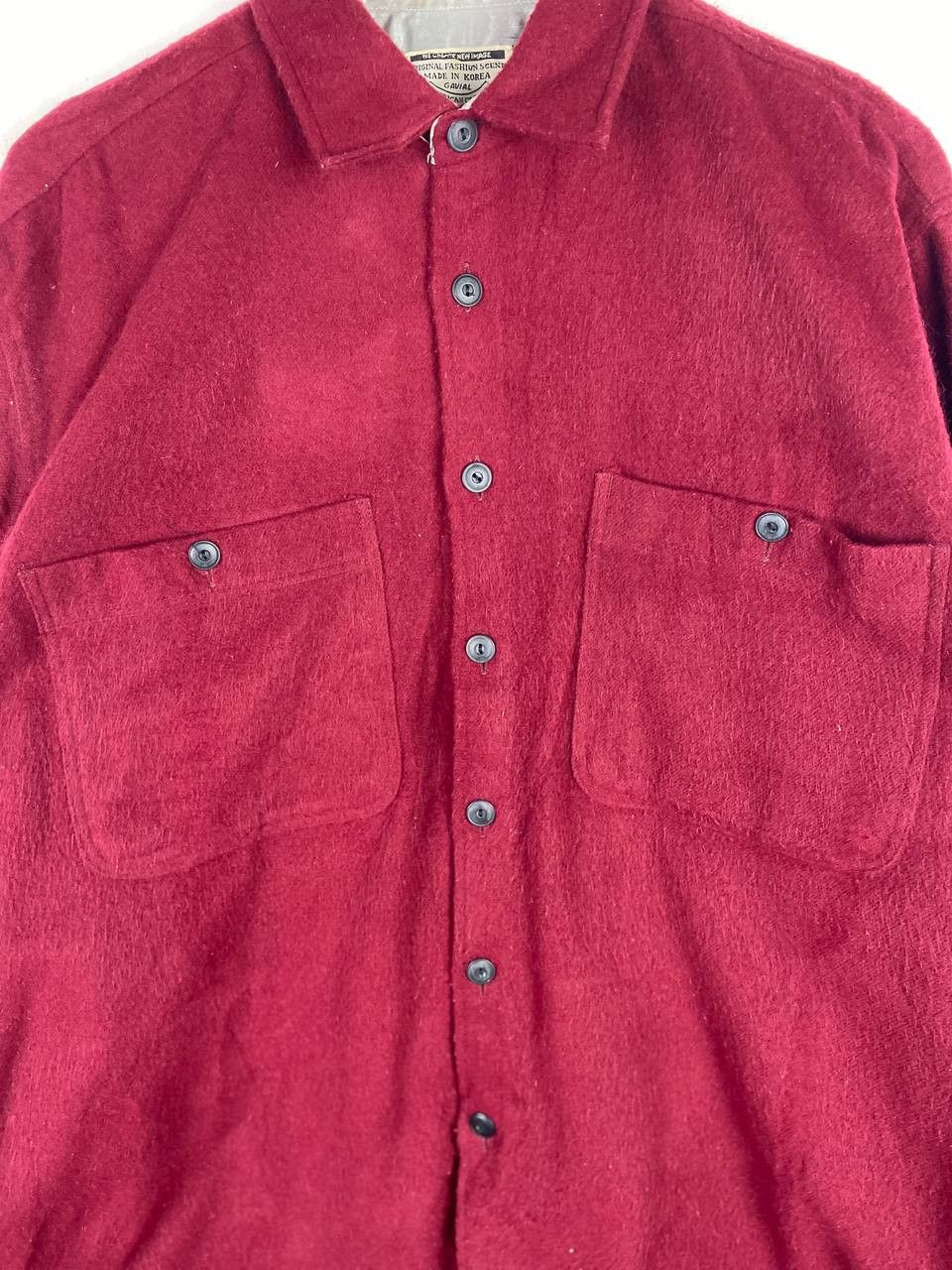 Japanese Brand vintage japanese brands wool shirt nice design Size US M / EU 48-50 / 2 - 3 Thumbnail