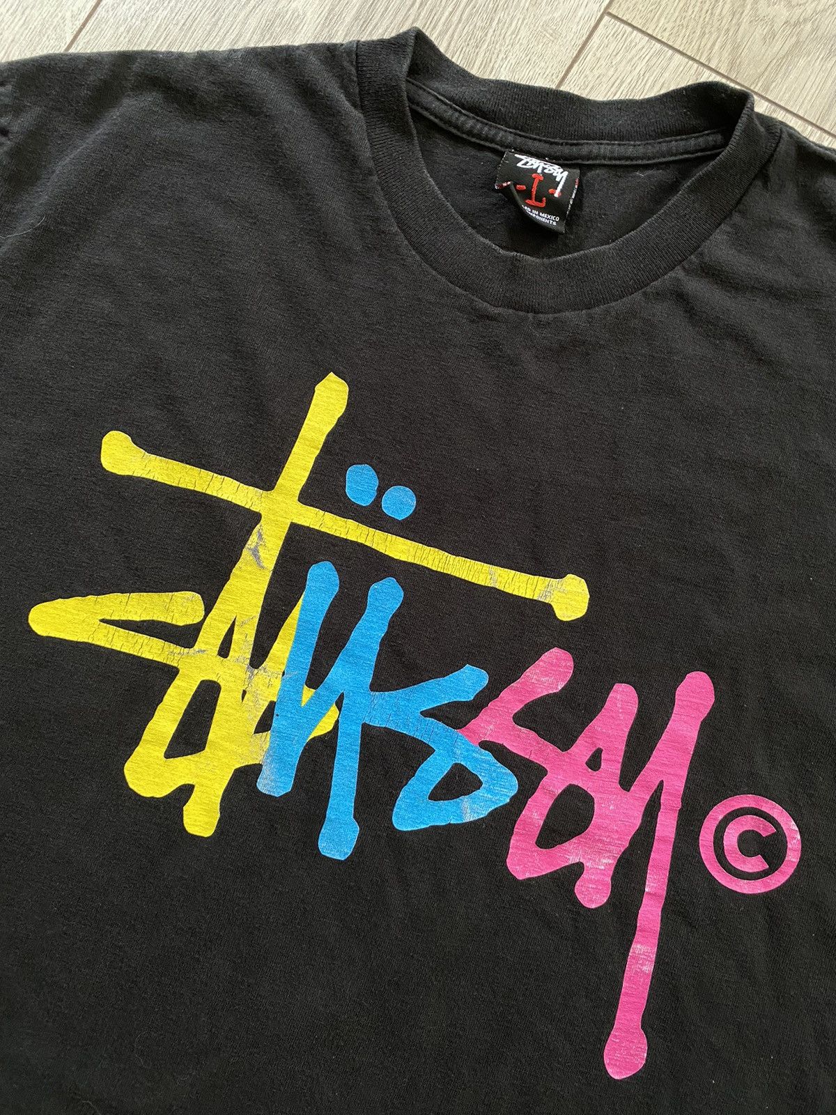 Stussy Vintage Stussy Y2K Big Logo T-Shirt Tee Rare Size US L / EU 52-54 / 3 - 2 Thumbnail