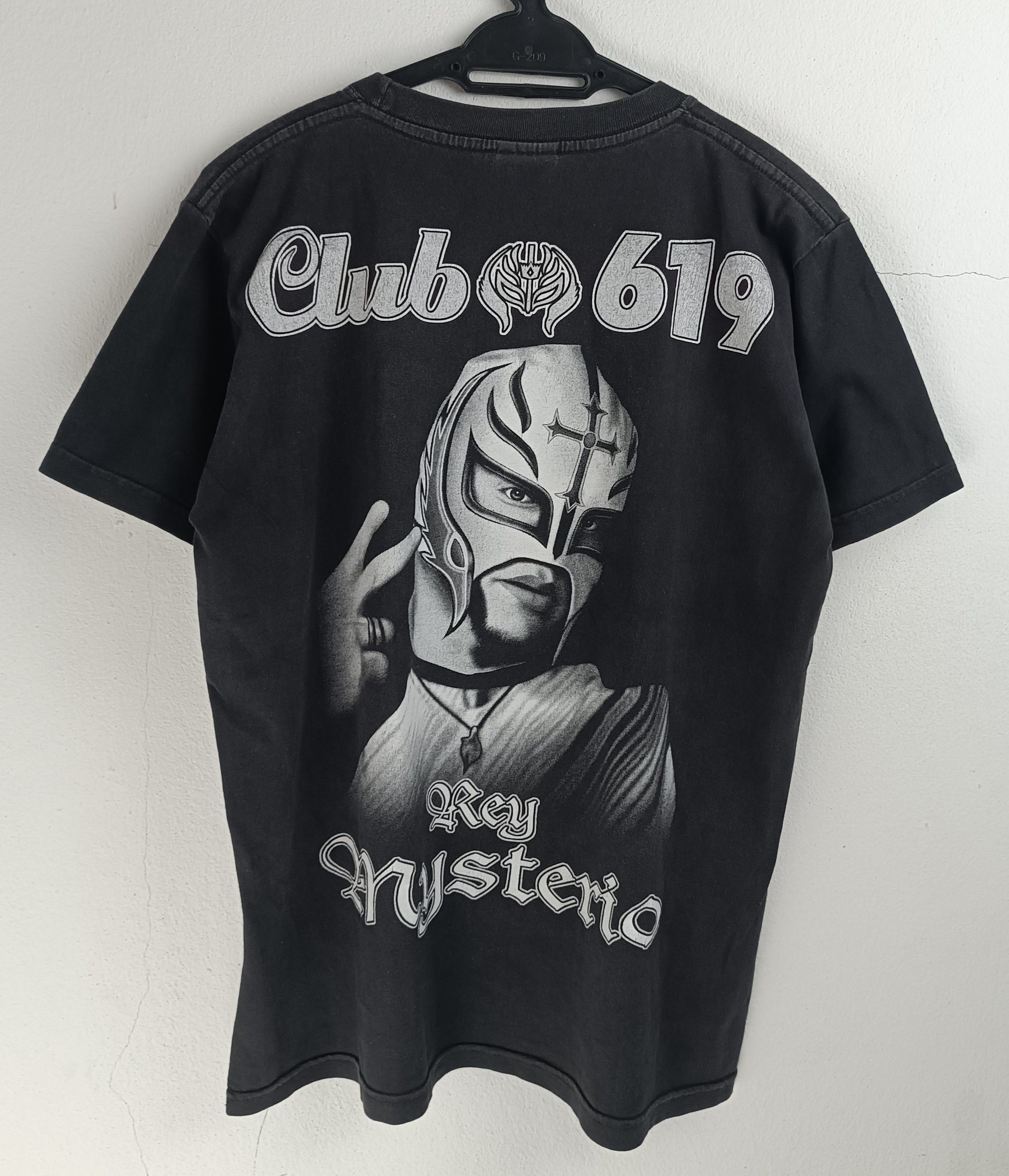 WWE VINTAGE Y2K REY MYSTERIO CLUB 619 OVERPRINT STYLE VERY RARE Size US M / EU 48-50 / 2 - 4 Thumbnail