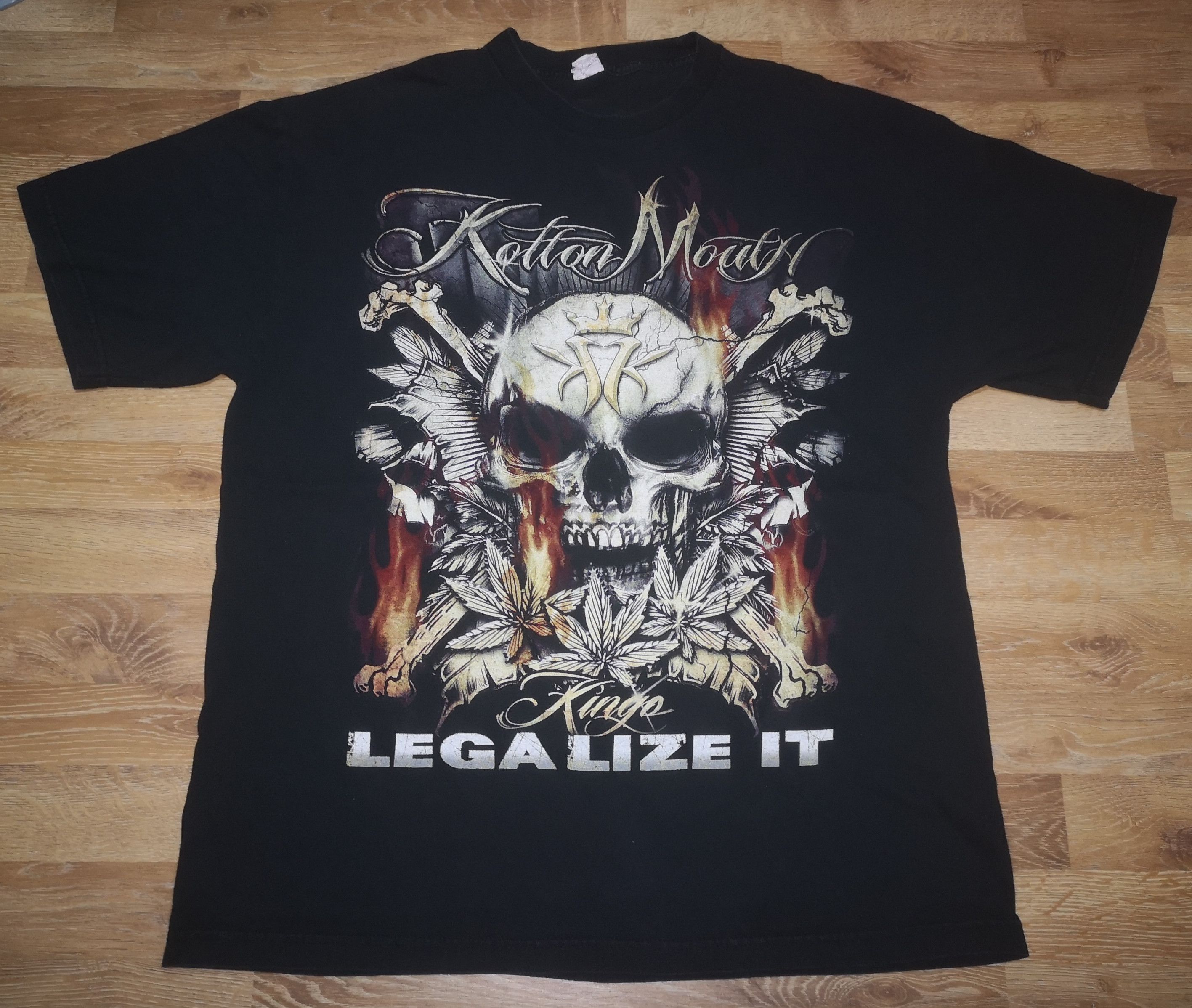 Band Tees × Vintage Vintage Kottonmouth Kings Band Legalize It 420 Promo T Shirt Size US XL / EU 56 / 4 - 1 Thumbnail