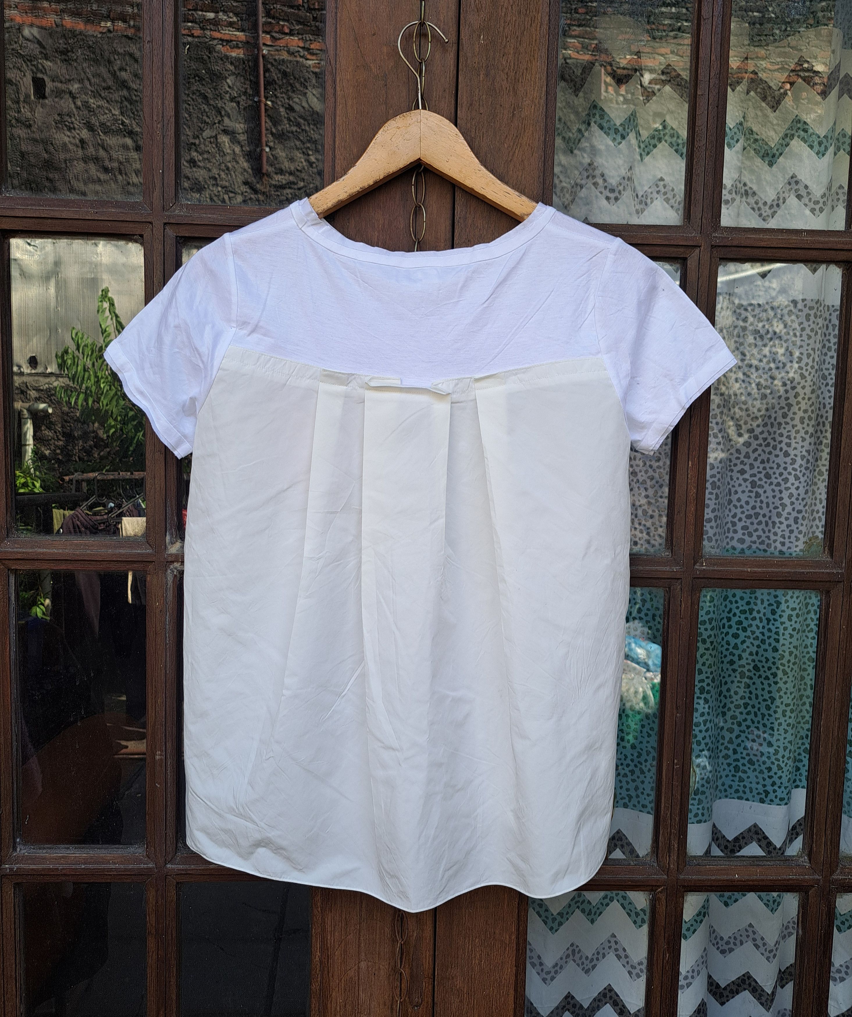 Lanvin LANVIN EN BLEU Women Tshirt Heart Print Sz 38 Size XS / US 0-2 / IT 36-38 - 3 Thumbnail