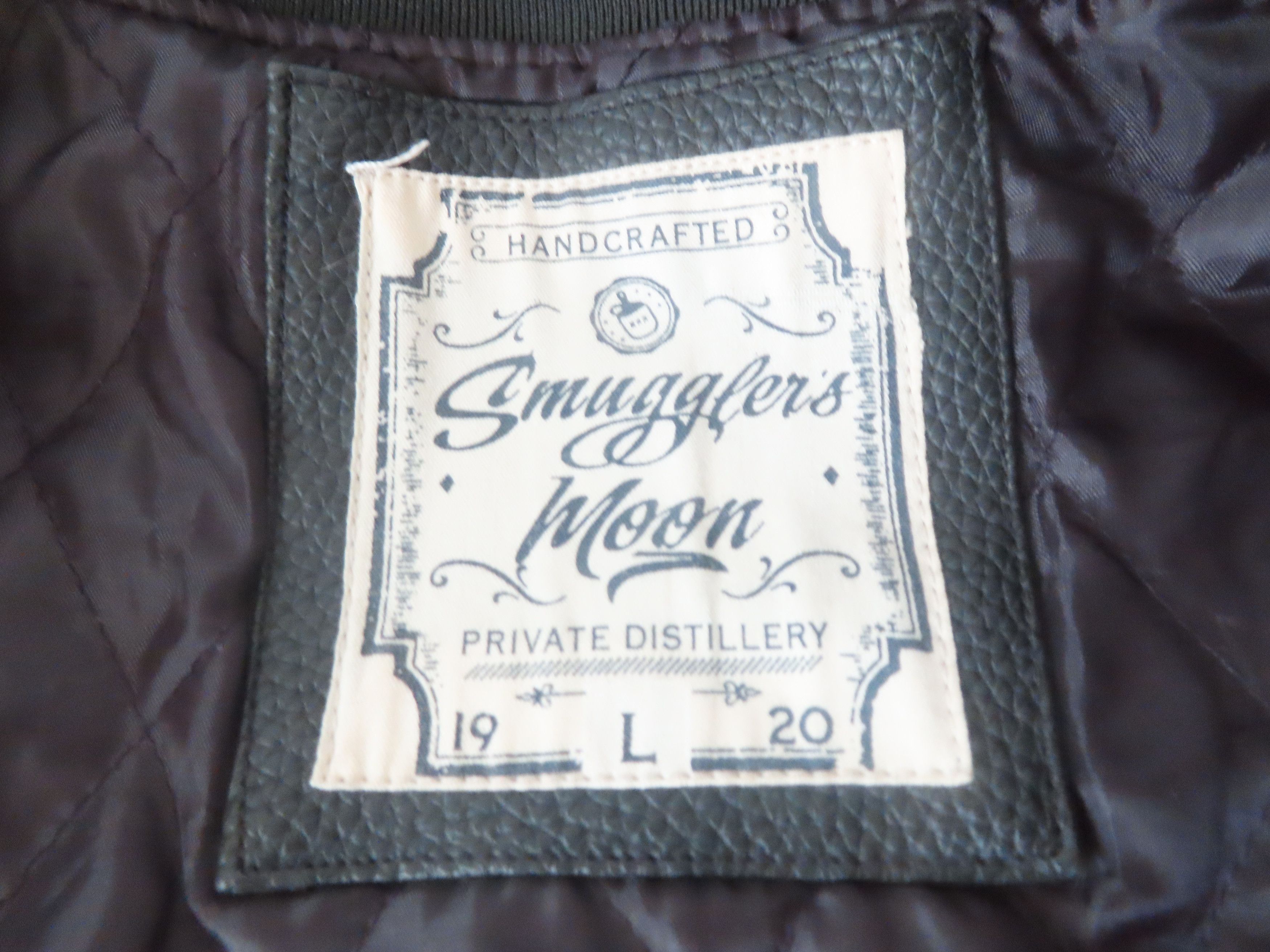 Designer SMUGGLERS MOON 1920 HANDCRAFTED FAUX LEATHER JACKET Size US L / EU 52-54 / 3 - 9 Thumbnail