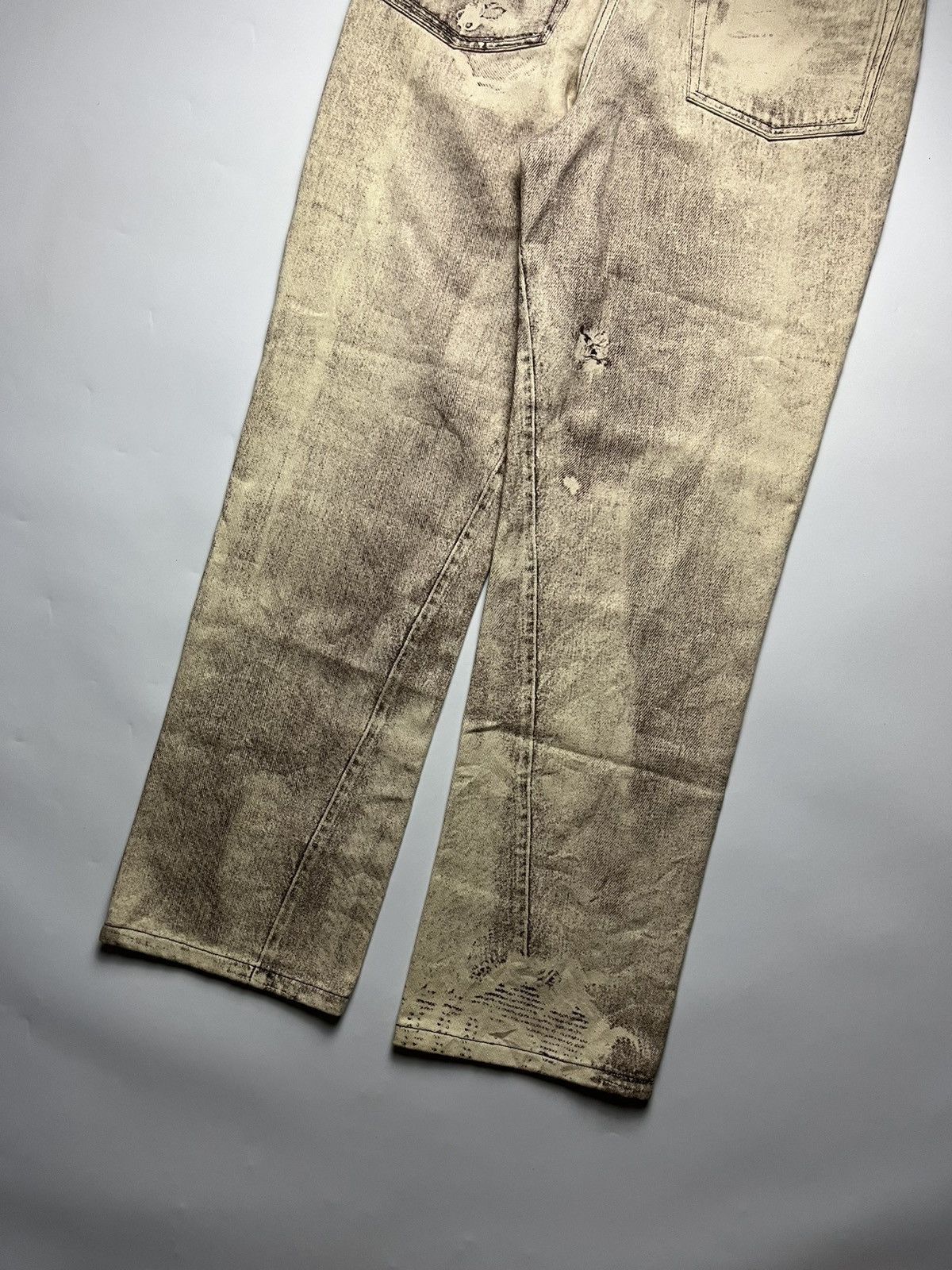 Our Legacy Our Legacy Third Cut Digital Print Denim Jeans Size US 29 - 14 Thumbnail