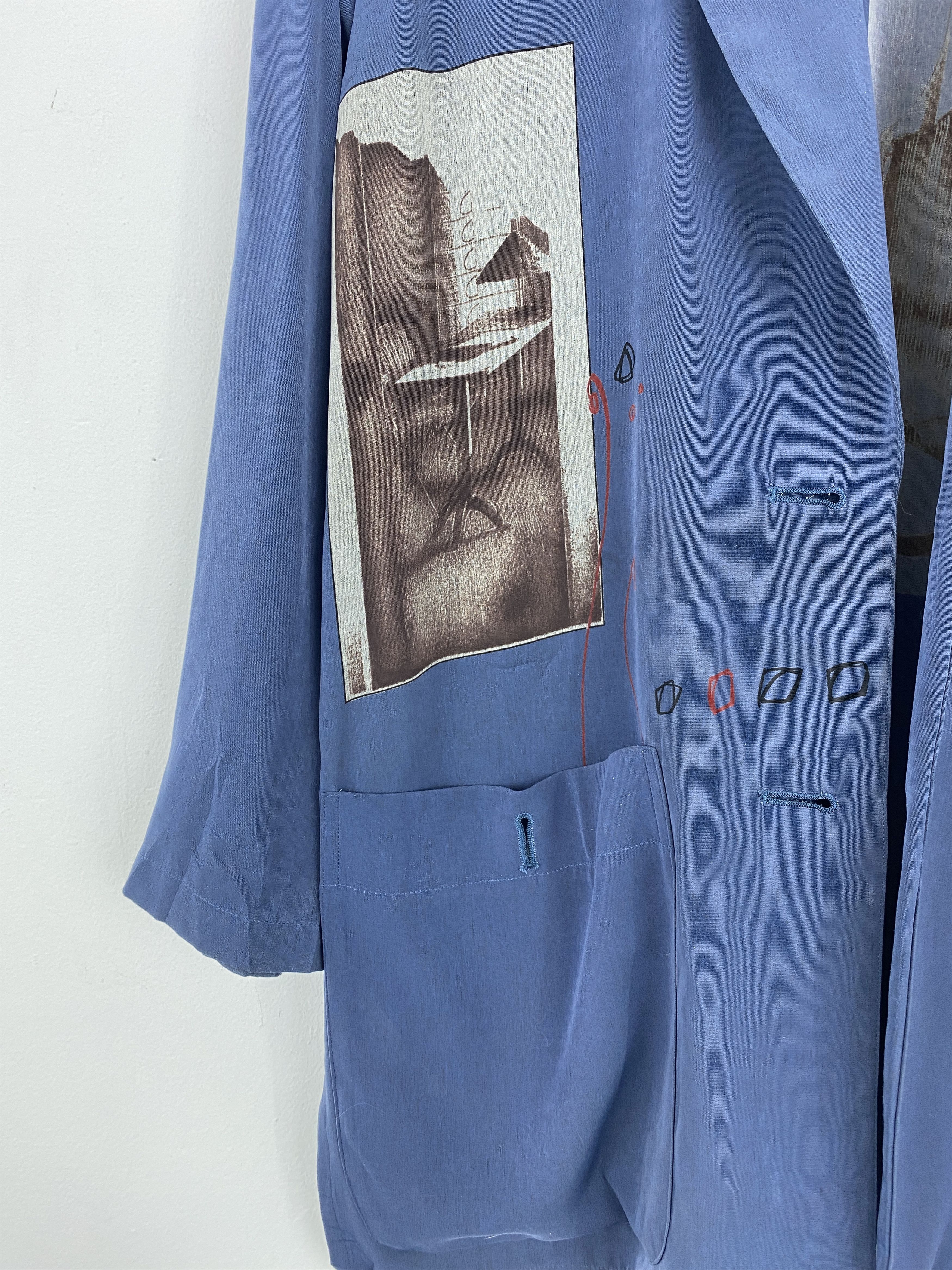 Vintage Vintage Silk Blazer Art Made In Japan Coat Jacket J1861 Size US M / EU 48-50 / 2 - 8 Thumbnail