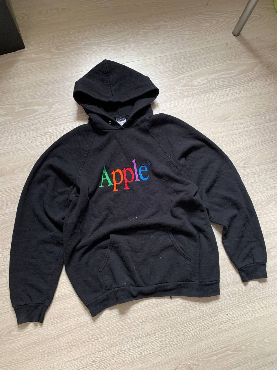 image of Promo 90's Apple Website Hoodie Black Usa, Men's (Size XL)