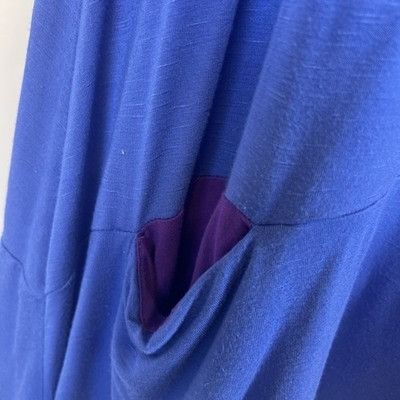 Other LOGO By Lori Goldstein Blue Sleeveless Sharkbite Hem Tunic T Size M / US 6-8 / IT 42-44 - 5 Thumbnail