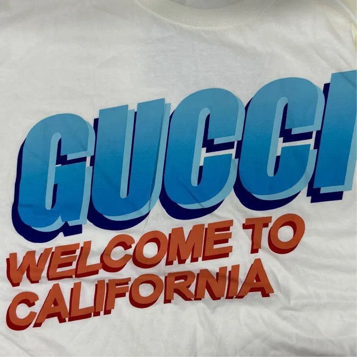 Gucci Gucci Welcome to California Short Sleeve T-shirt-2507 Size XS / US 0-2 / IT 36-38 - 8 Thumbnail