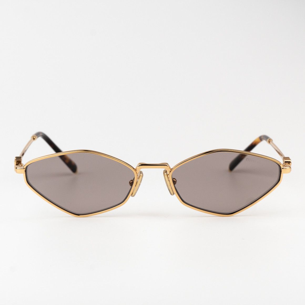 Miu Miu NEW Miu Miu MU56ZS 5AK20I REGARD Geometric Unisex Sunglasses Size ONE SIZE - 2 Thumbnail