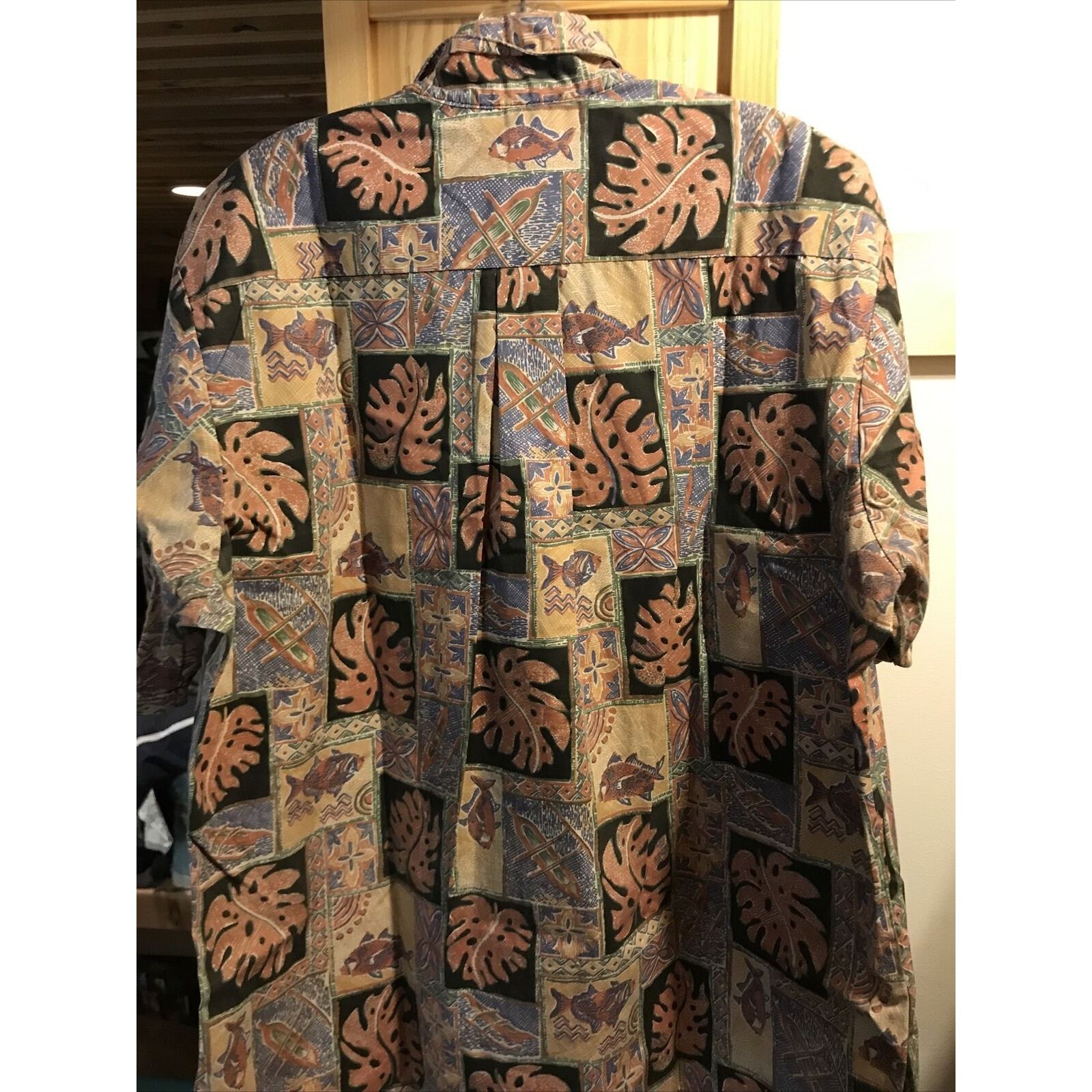 Other Malihini Vintage Men’s L orange Floral Button Hawaiian Shirt Size US L / EU 52-54 / 3 - 6 Thumbnail