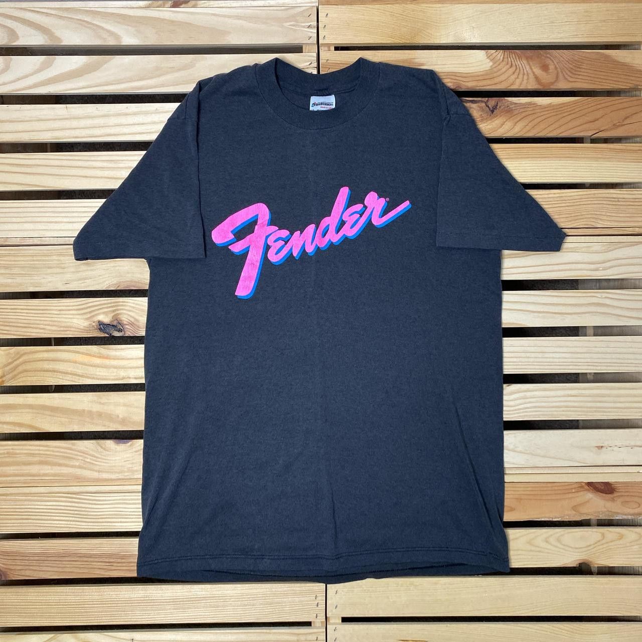 Fender True Vintage Fender Guitars Faded Black Music Tee Size Large Size US L / EU 52-54 / 3 - 1 Thumbnail
